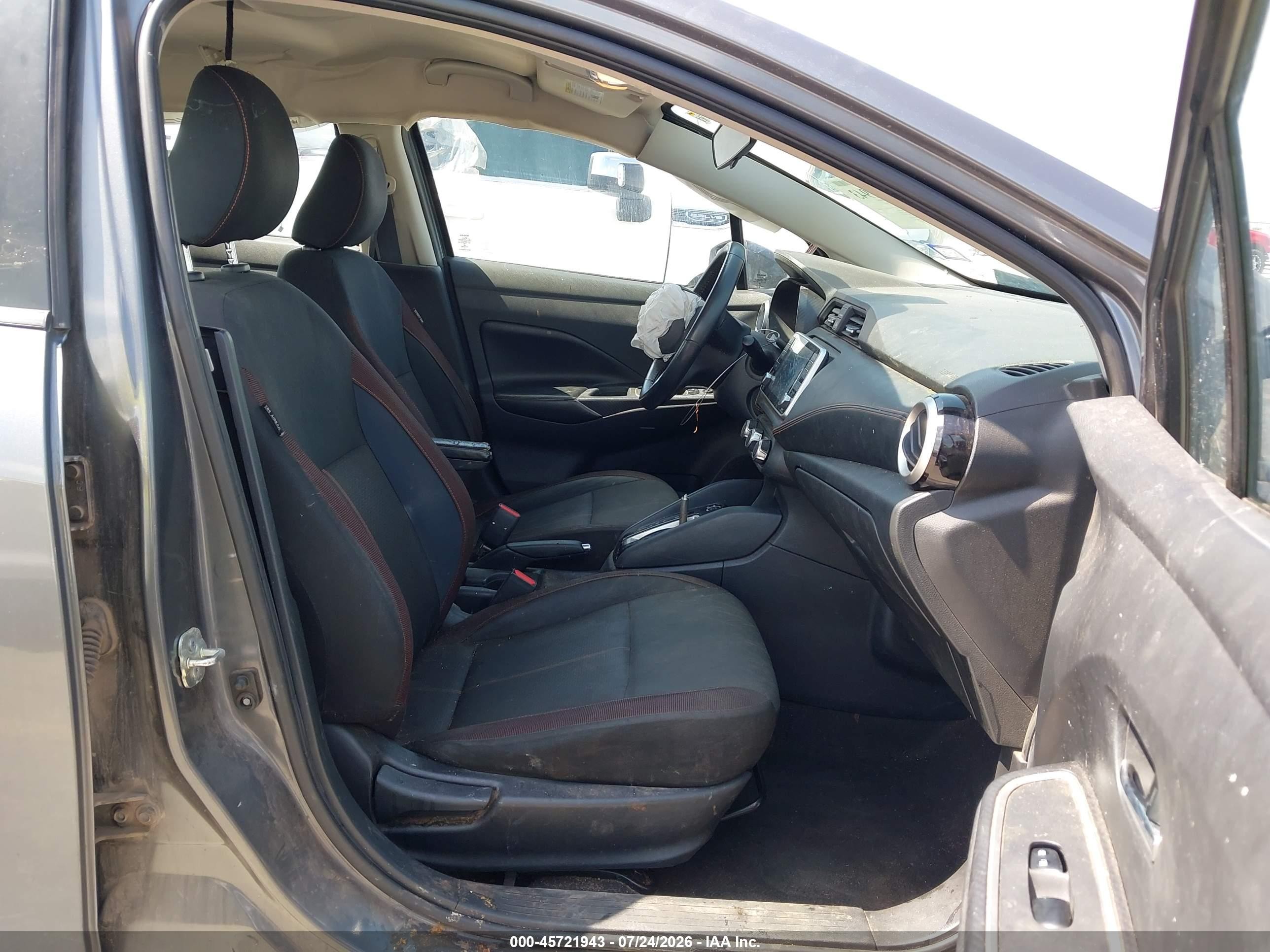 2021 Nissan Versa Sr Xtronic Cvt Gray vin: 3N1CN8FVXML807606