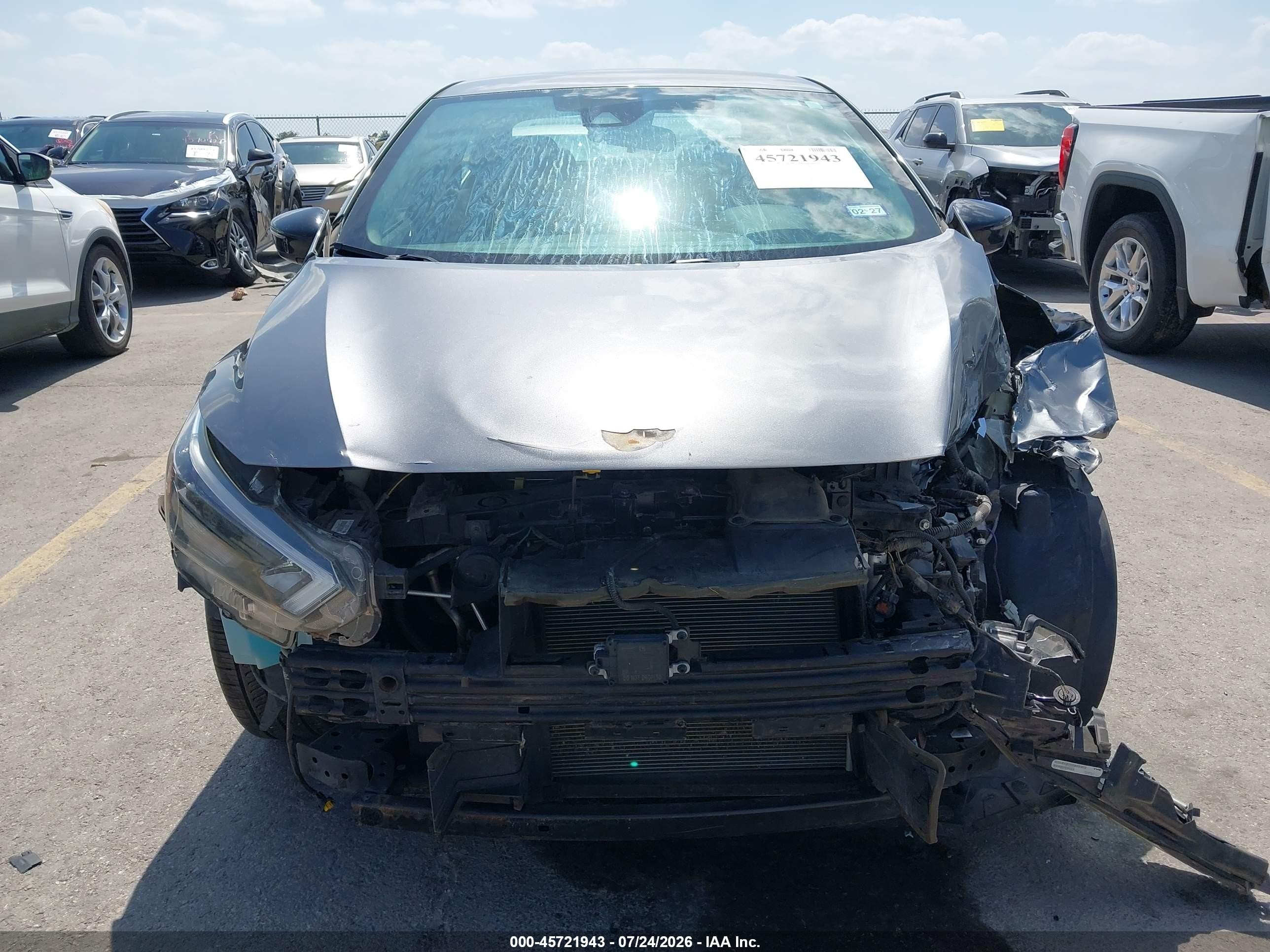 2021 Nissan Versa Sr Xtronic Cvt Gray vin: 3N1CN8FVXML807606