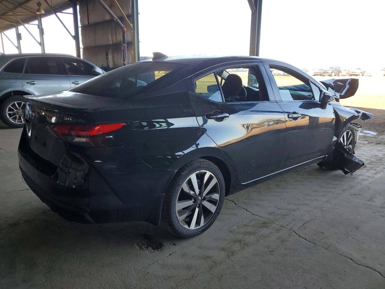 2021 Nissan Versa Sr Black vin: 3N1CN8FVXML922268