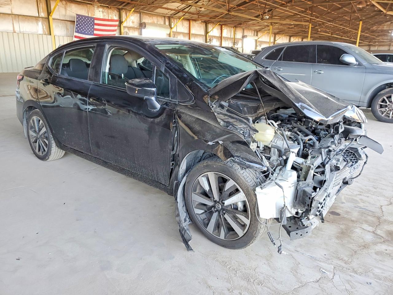 2021 Nissan Versa Sr Black vin: 3N1CN8FVXML922268