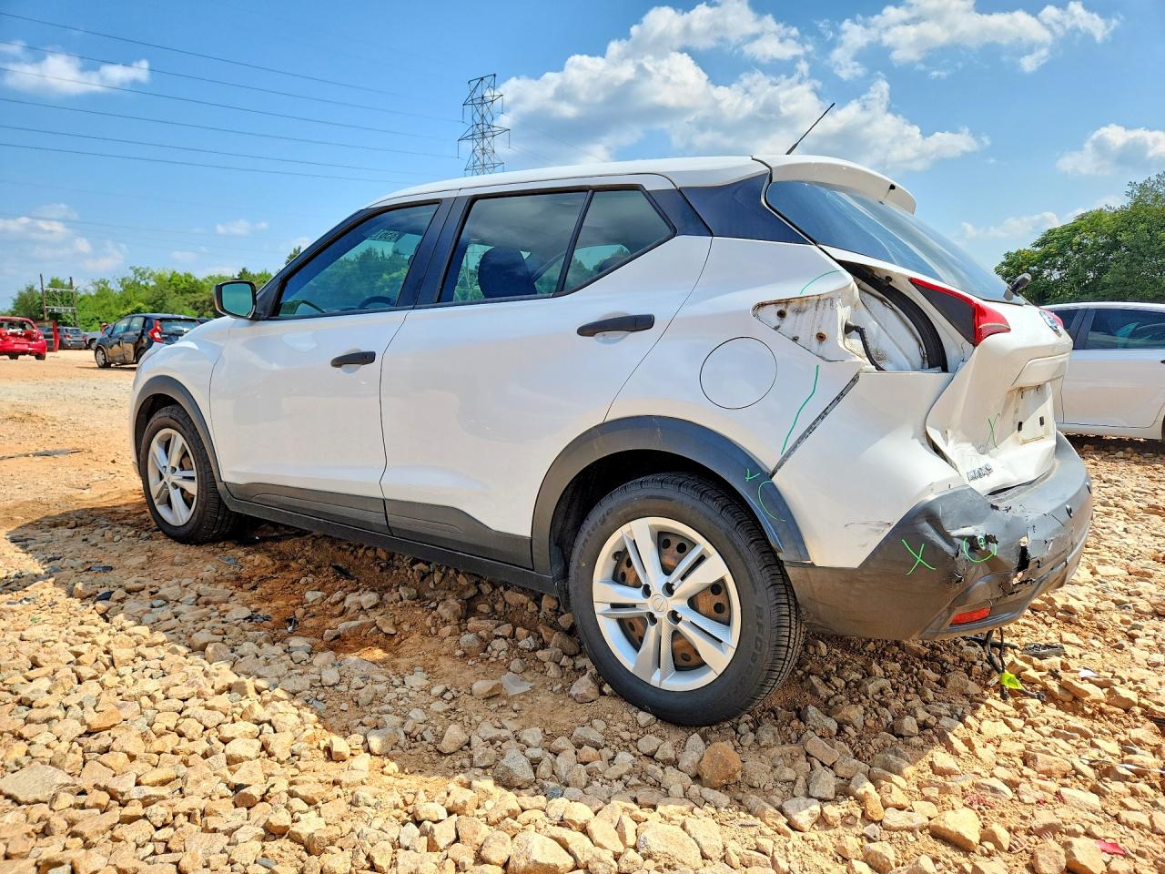 2020 Nissan Kicks S White vin: 3N1CP5BV0LL515685