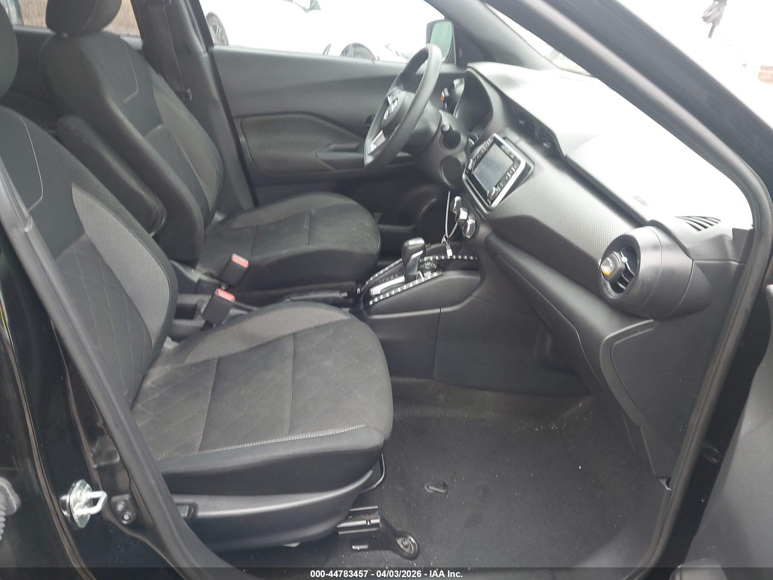 2020 Nissan Kicks S Xtronic Cvt Черный vin: 3N1CP5BV0LL542045