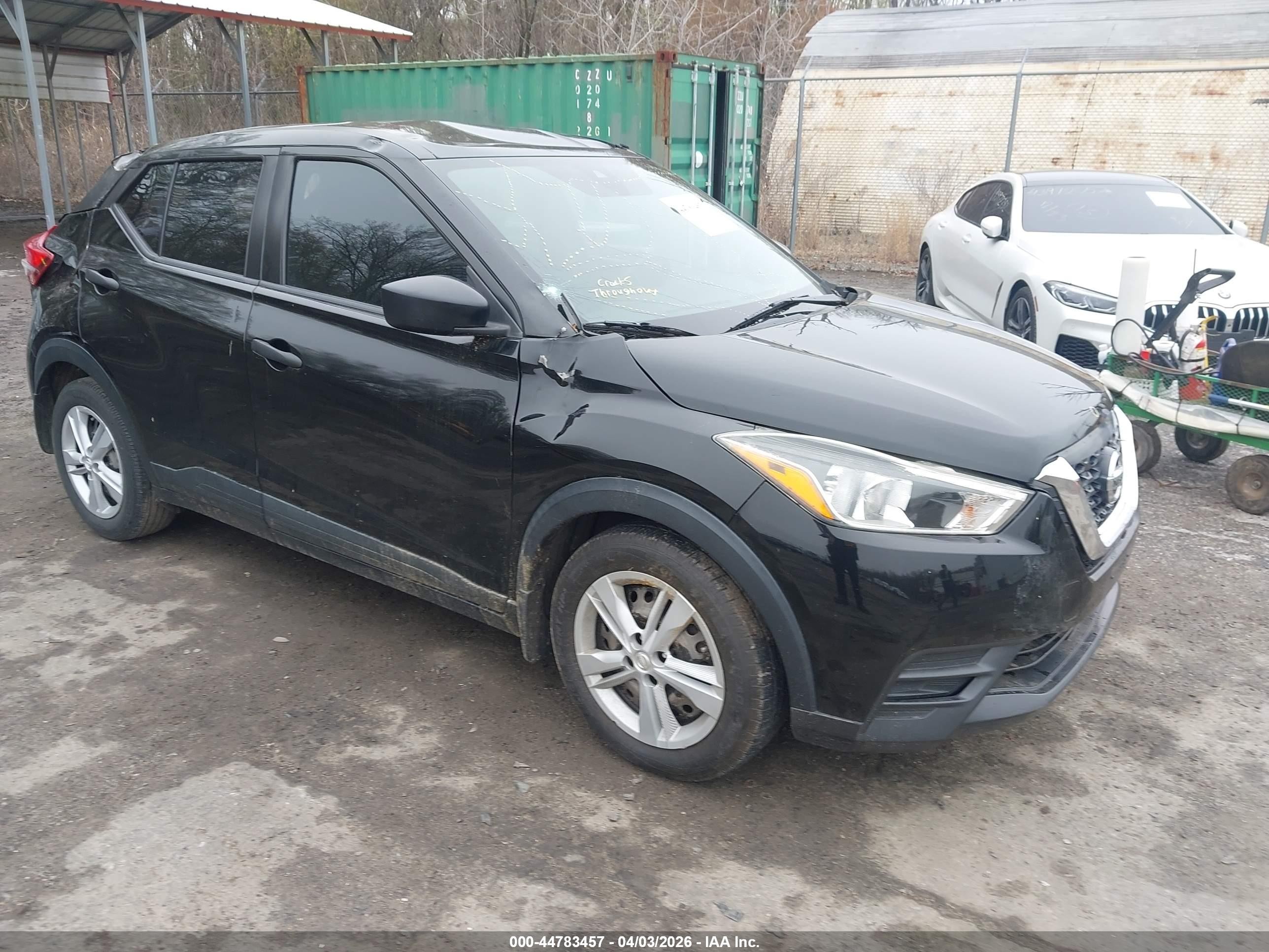 2020 Nissan Kicks S Xtronic Cvt Черный vin: 3N1CP5BV0LL542045