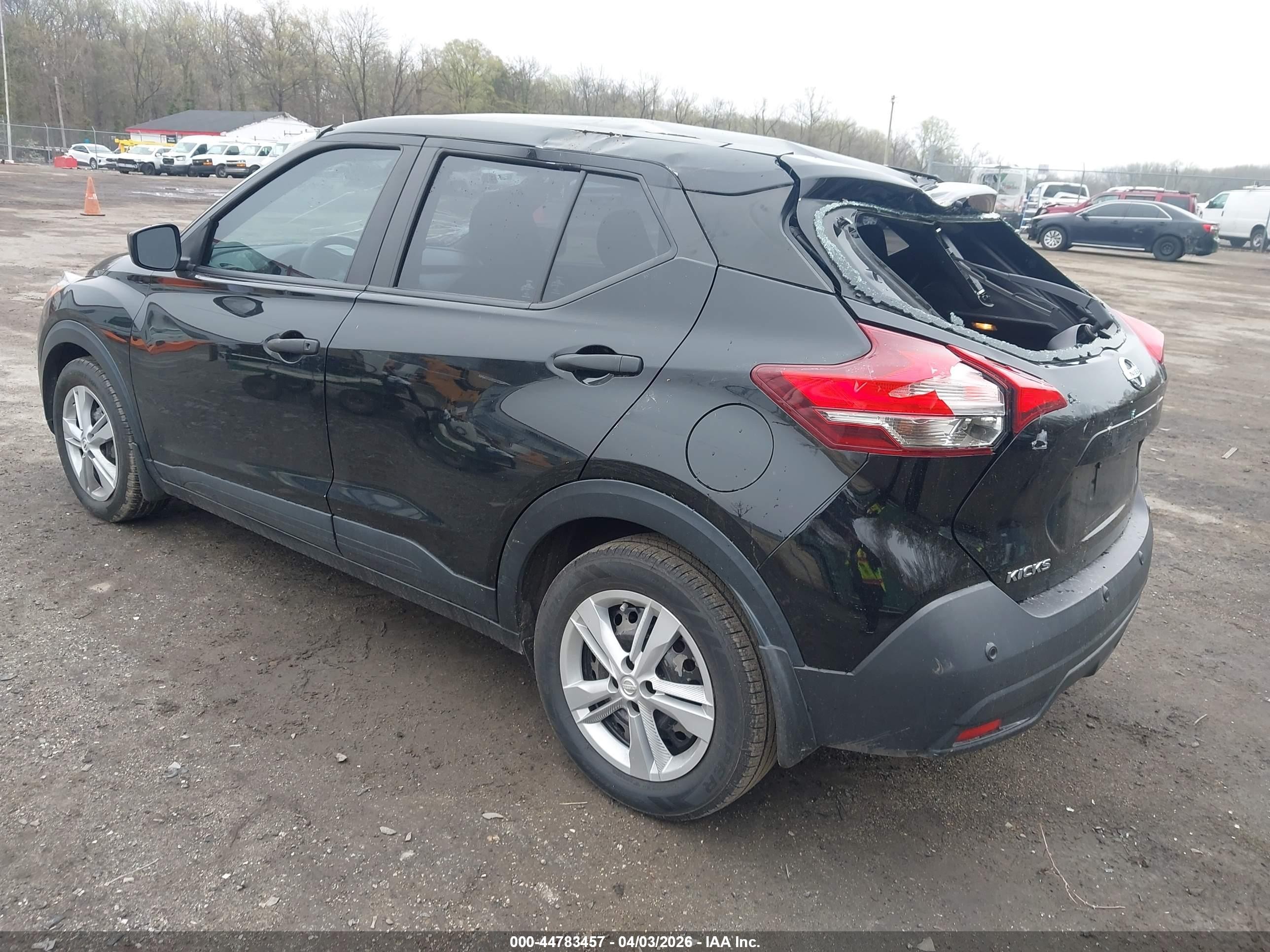 2020 Nissan Kicks S Xtronic Cvt Черный vin: 3N1CP5BV0LL542045