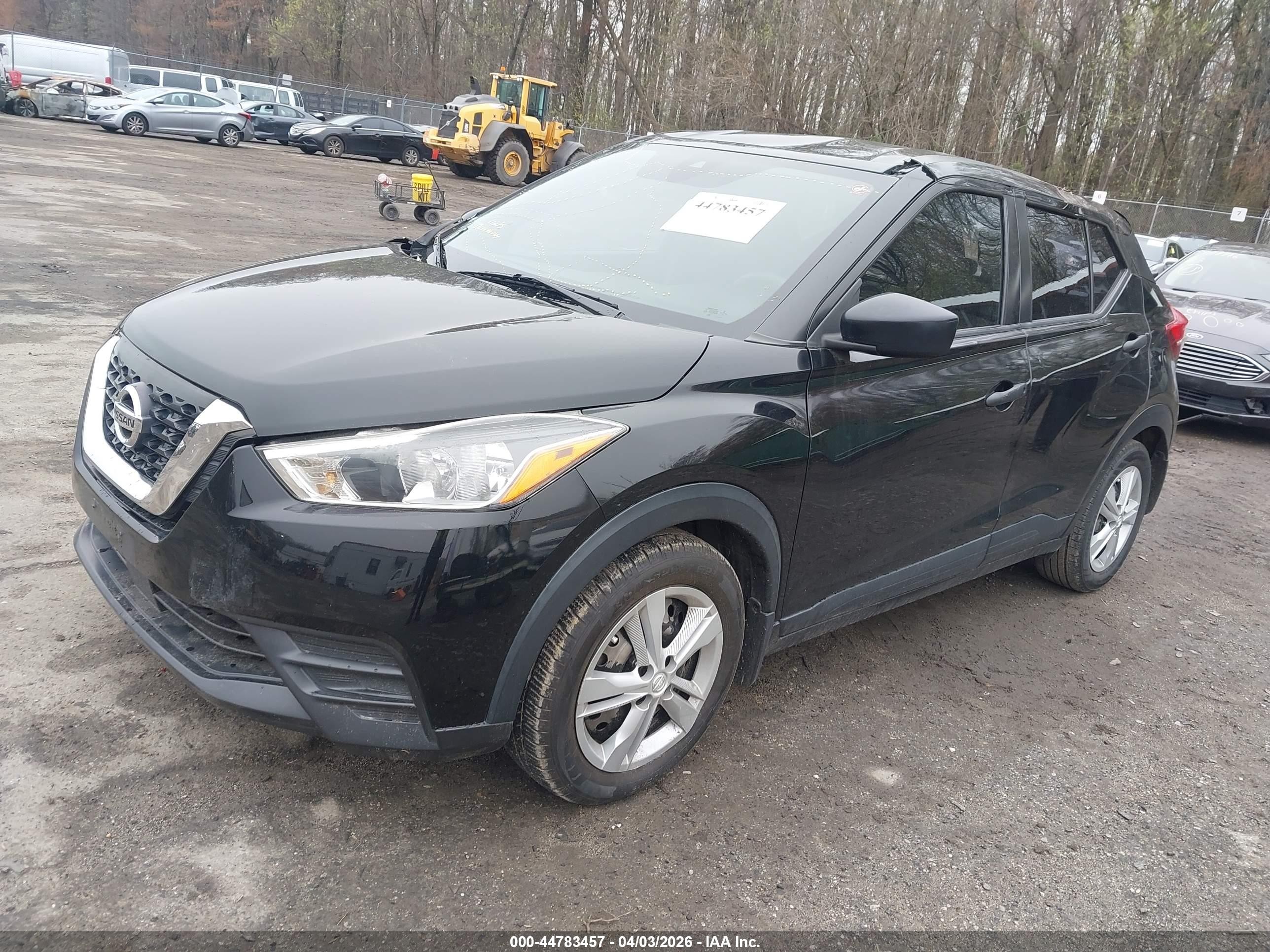 2020 Nissan Kicks S Xtronic Cvt Черный vin: 3N1CP5BV0LL542045