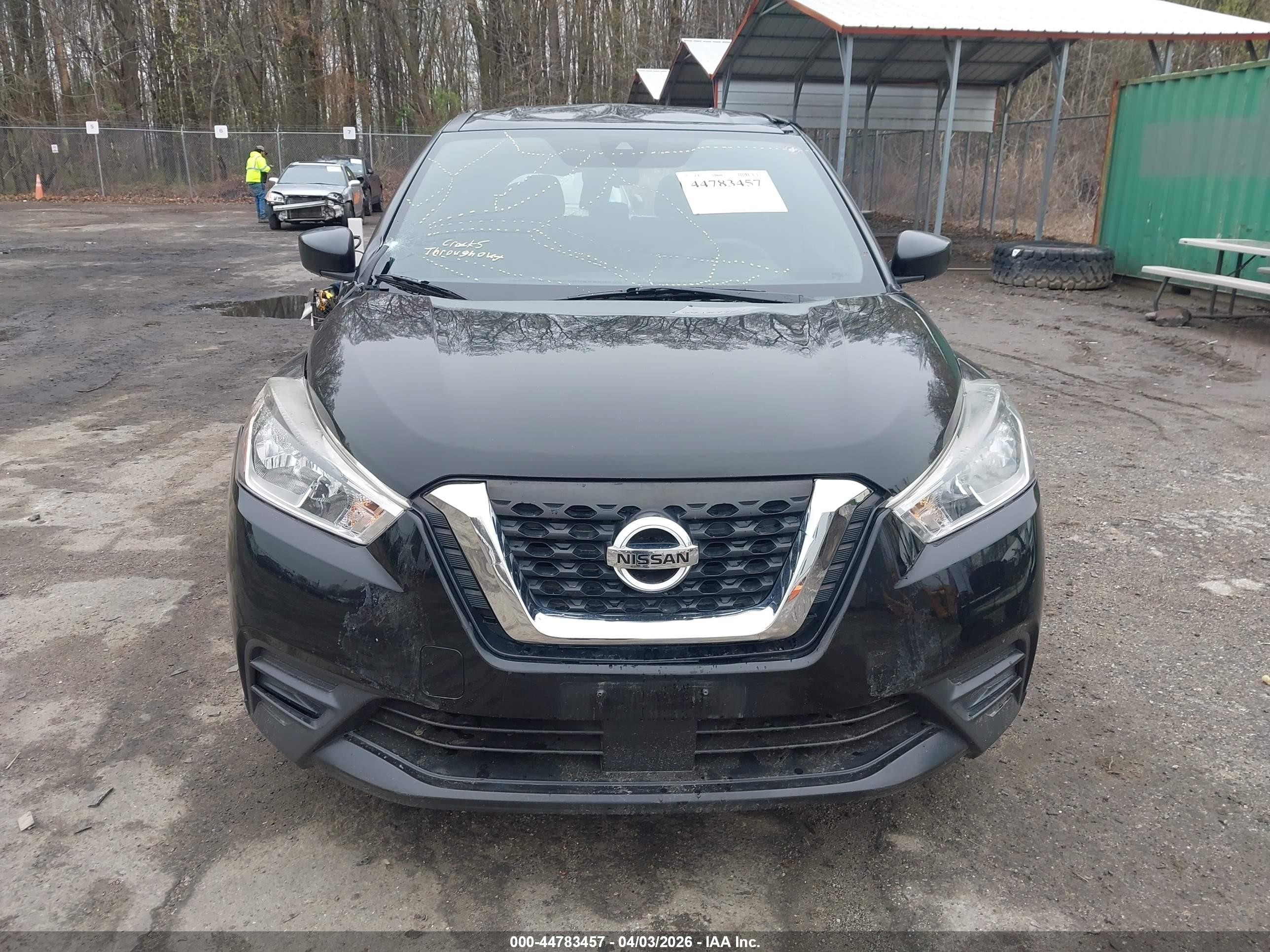 2020 Nissan Kicks S Xtronic Cvt Черный vin: 3N1CP5BV0LL542045