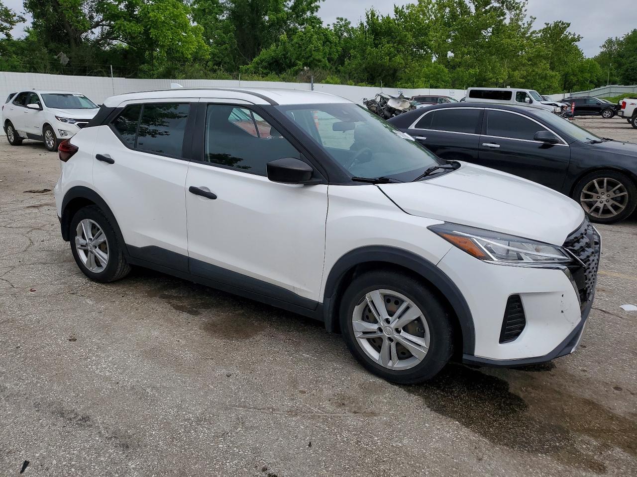 2021 Nissan Kicks S White vin: 3N1CP5BV0ML492684