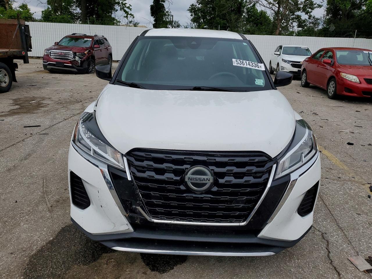 2021 Nissan Kicks S White vin: 3N1CP5BV0ML492684