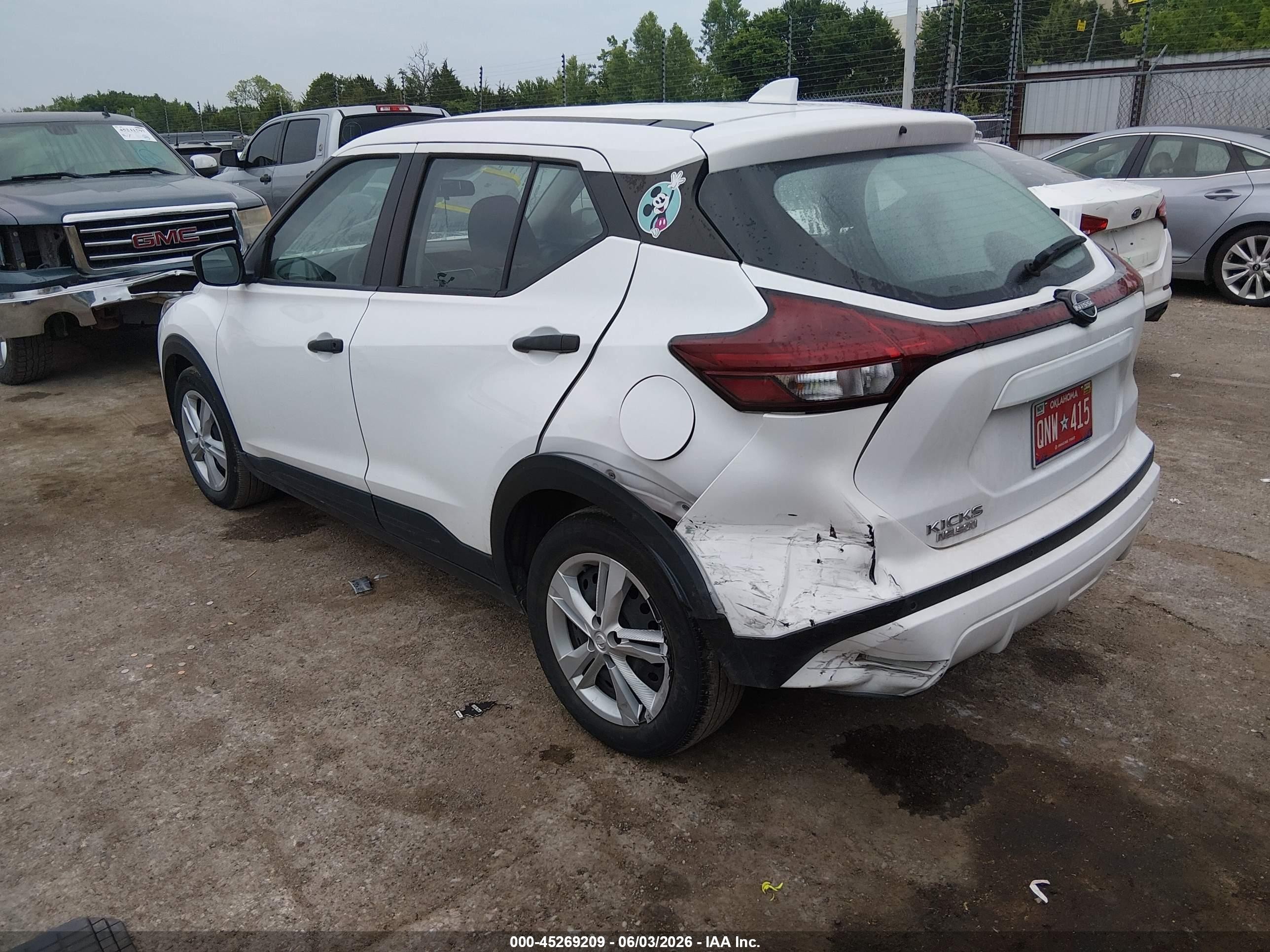 2024 Nissan Kicks S Xtronic Cvt White vin: 3N1CP5BV0RL532107