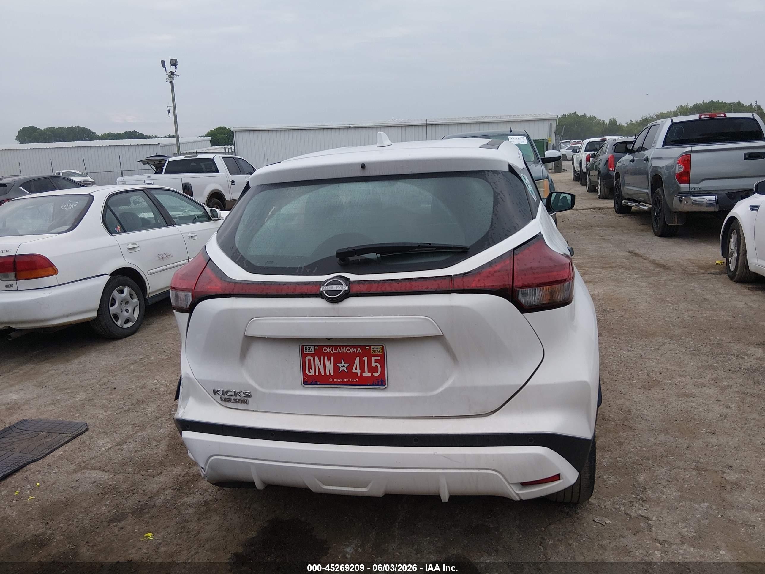 2024 Nissan Kicks S Xtronic Cvt White vin: 3N1CP5BV0RL532107