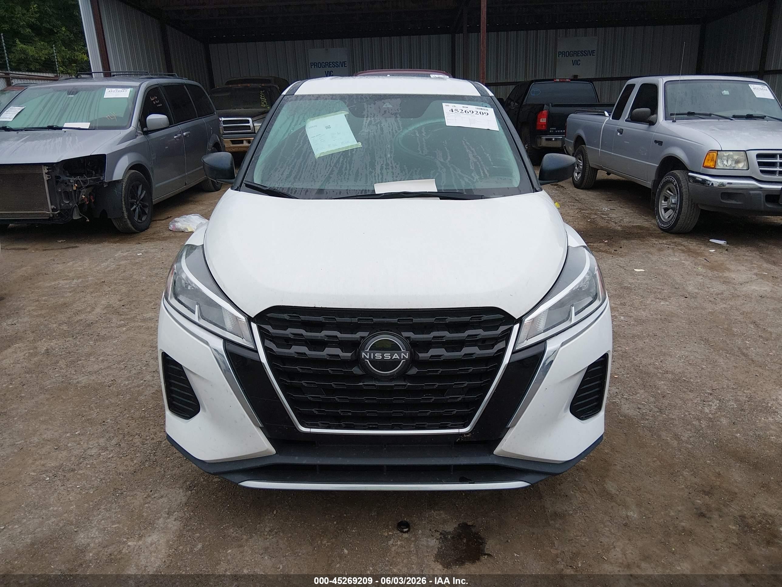 2024 Nissan Kicks S Xtronic Cvt White vin: 3N1CP5BV0RL532107