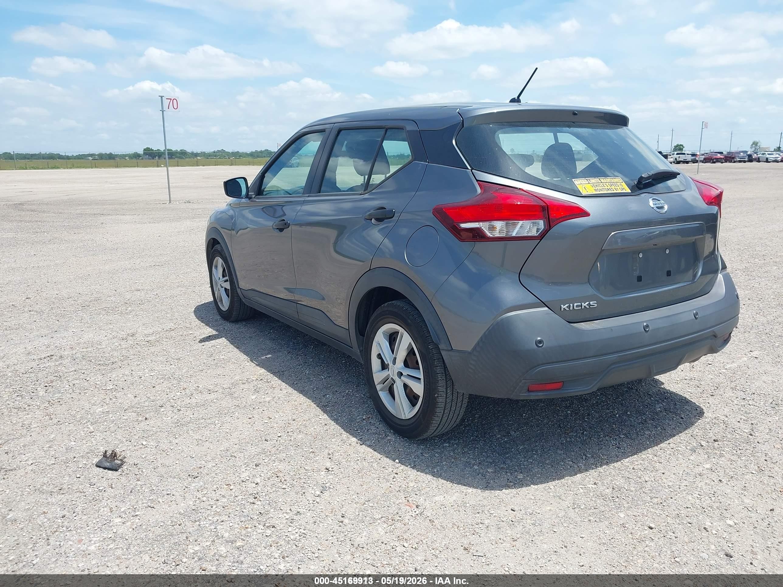 2020 Nissan Kicks S Xtronic Cvt Gray vin: 3N1CP5BV1LL544242