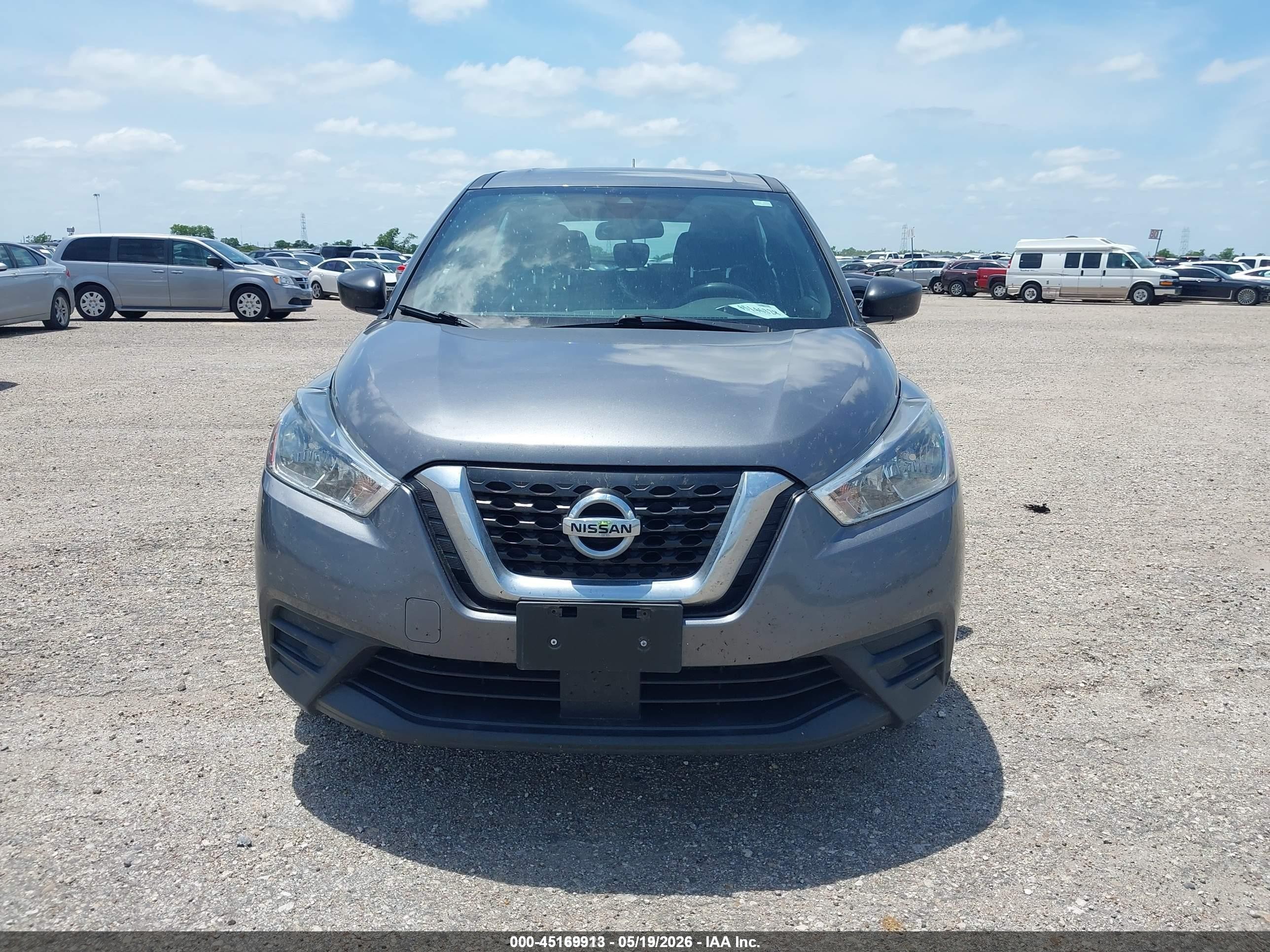 2020 Nissan Kicks S Xtronic Cvt Gray vin: 3N1CP5BV1LL544242