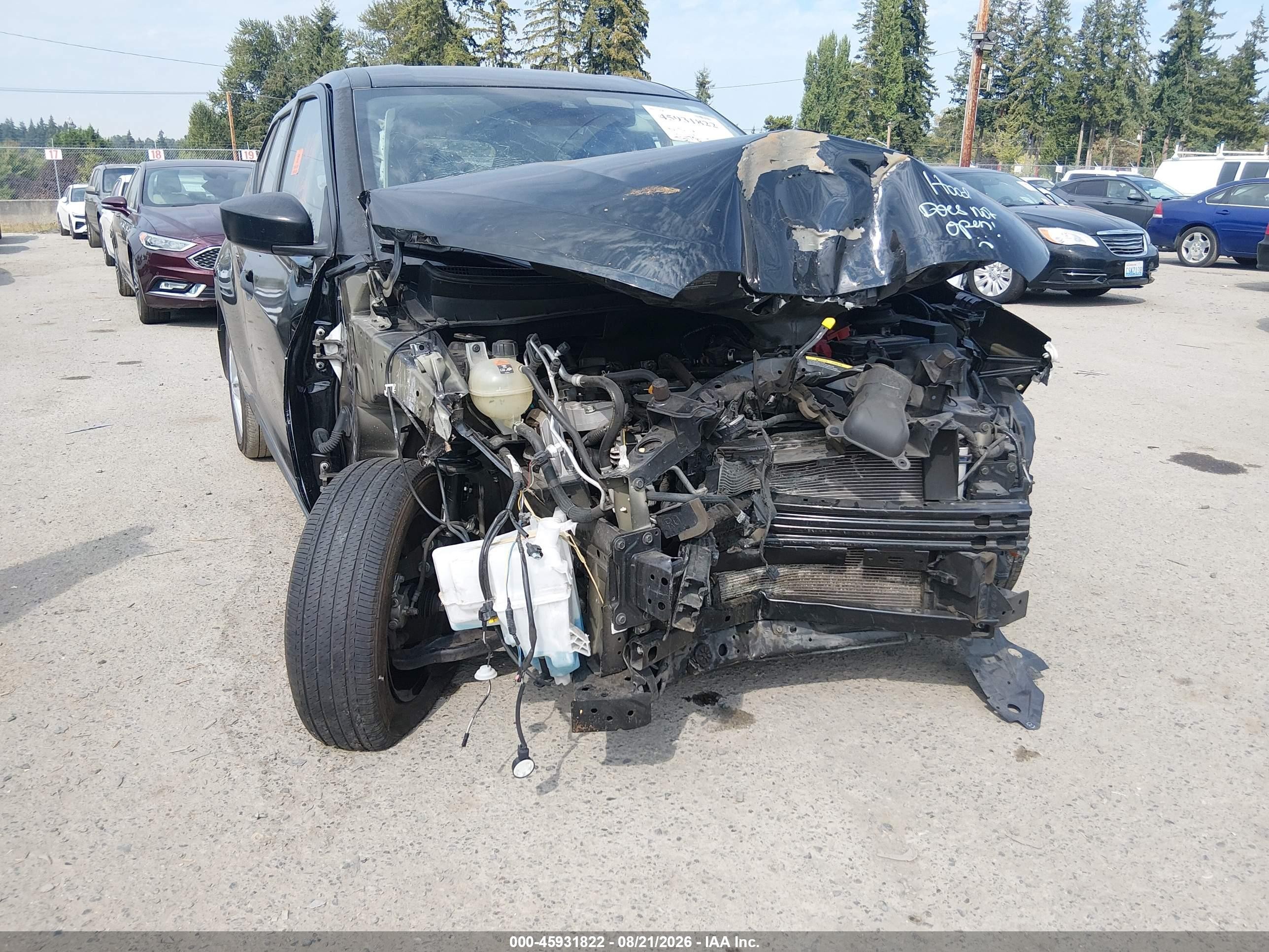 2023 Nissan Kicks S Xtronic Cvt Black vin: 3N1CP5BV1PL505821