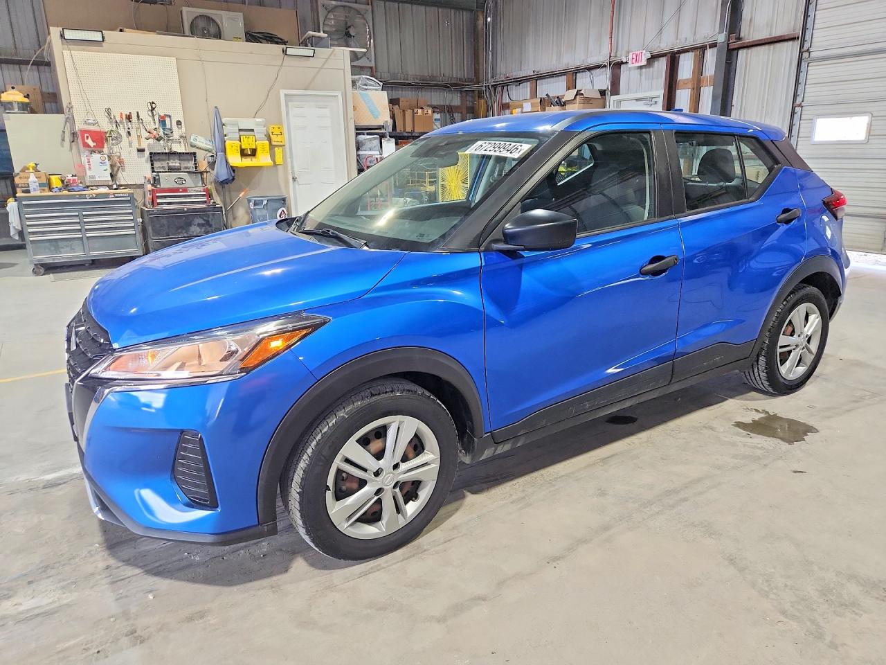 2021 Nissan Kicks S Blue vin: 3N1CP5BV2ML534806