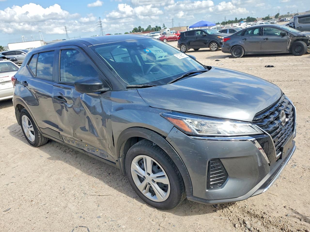 2024 Nissan Kicks S Silver vin: 3N1CP5BV2RL583916