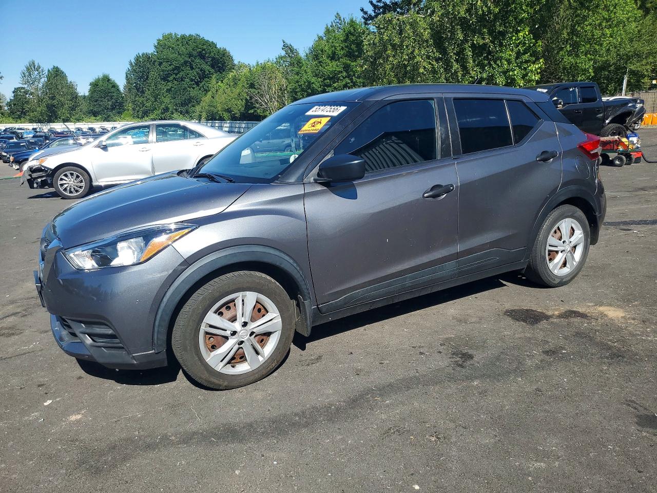 2020 Nissan Kicks S Charcoal vin: 3N1CP5BV3LL494525