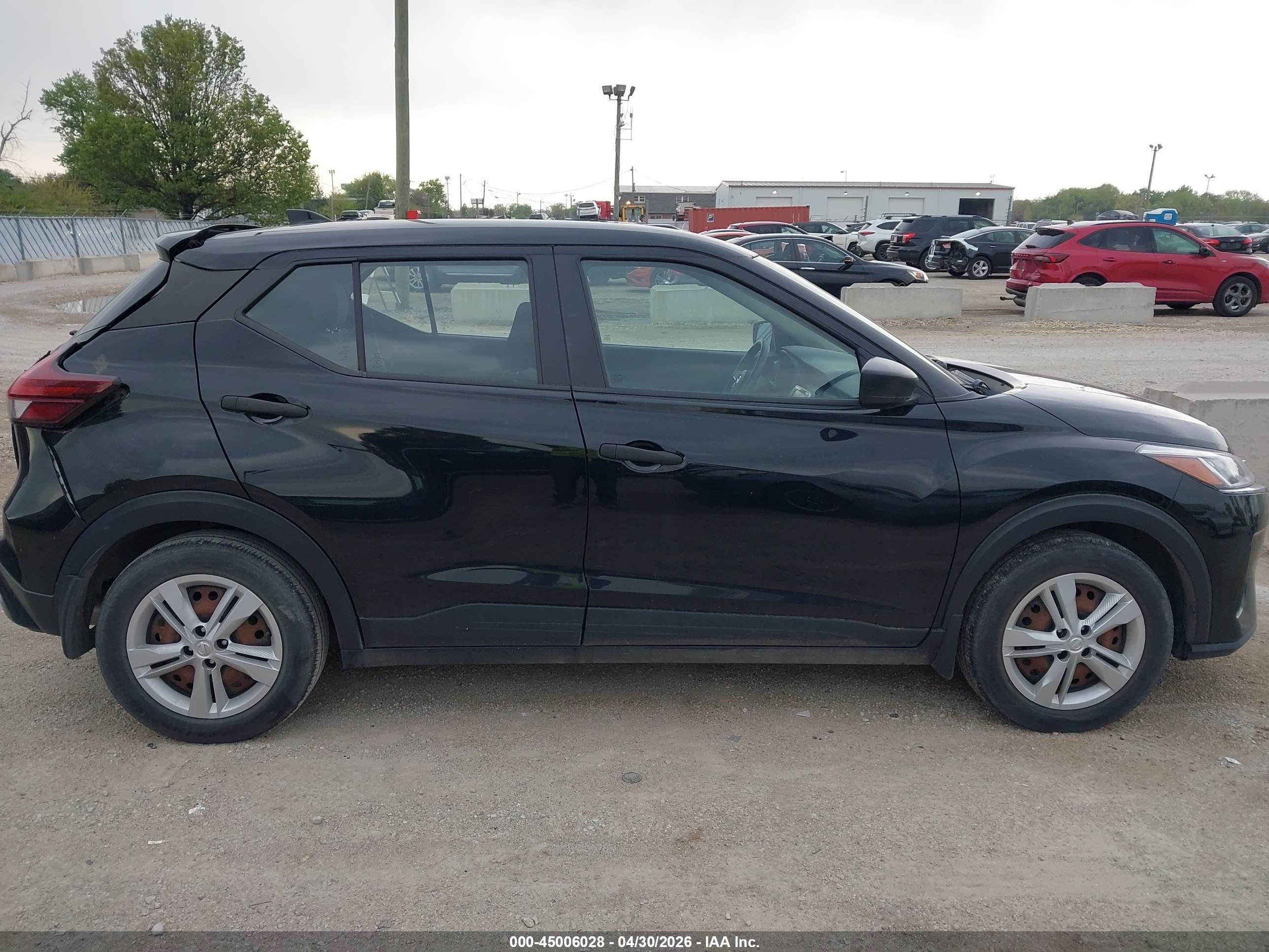 2021 Nissan Kicks S Xtronic Cvt Черный vin: 3N1CP5BV3ML509526