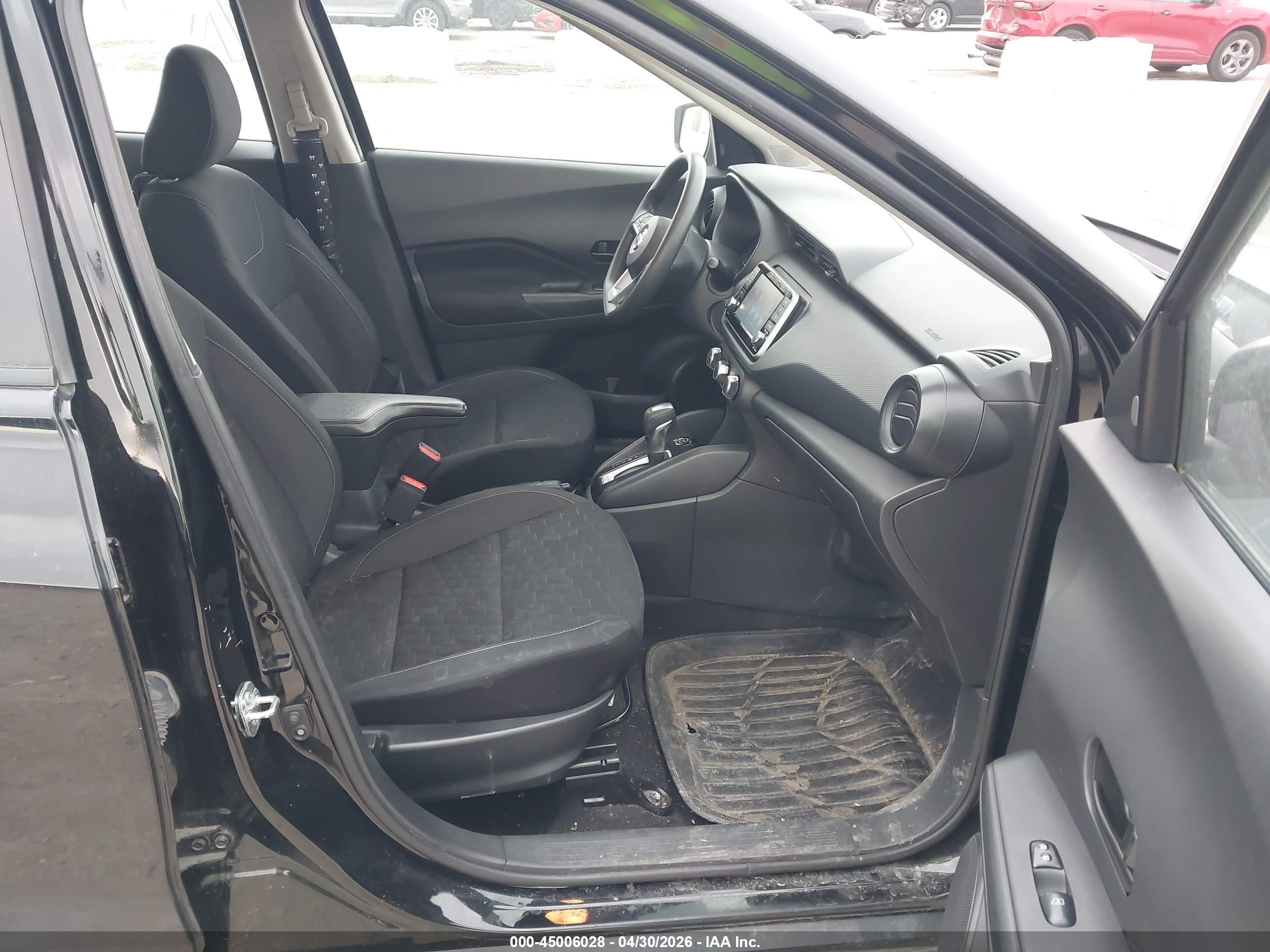 2021 Nissan Kicks S Xtronic Cvt Черный vin: 3N1CP5BV3ML509526