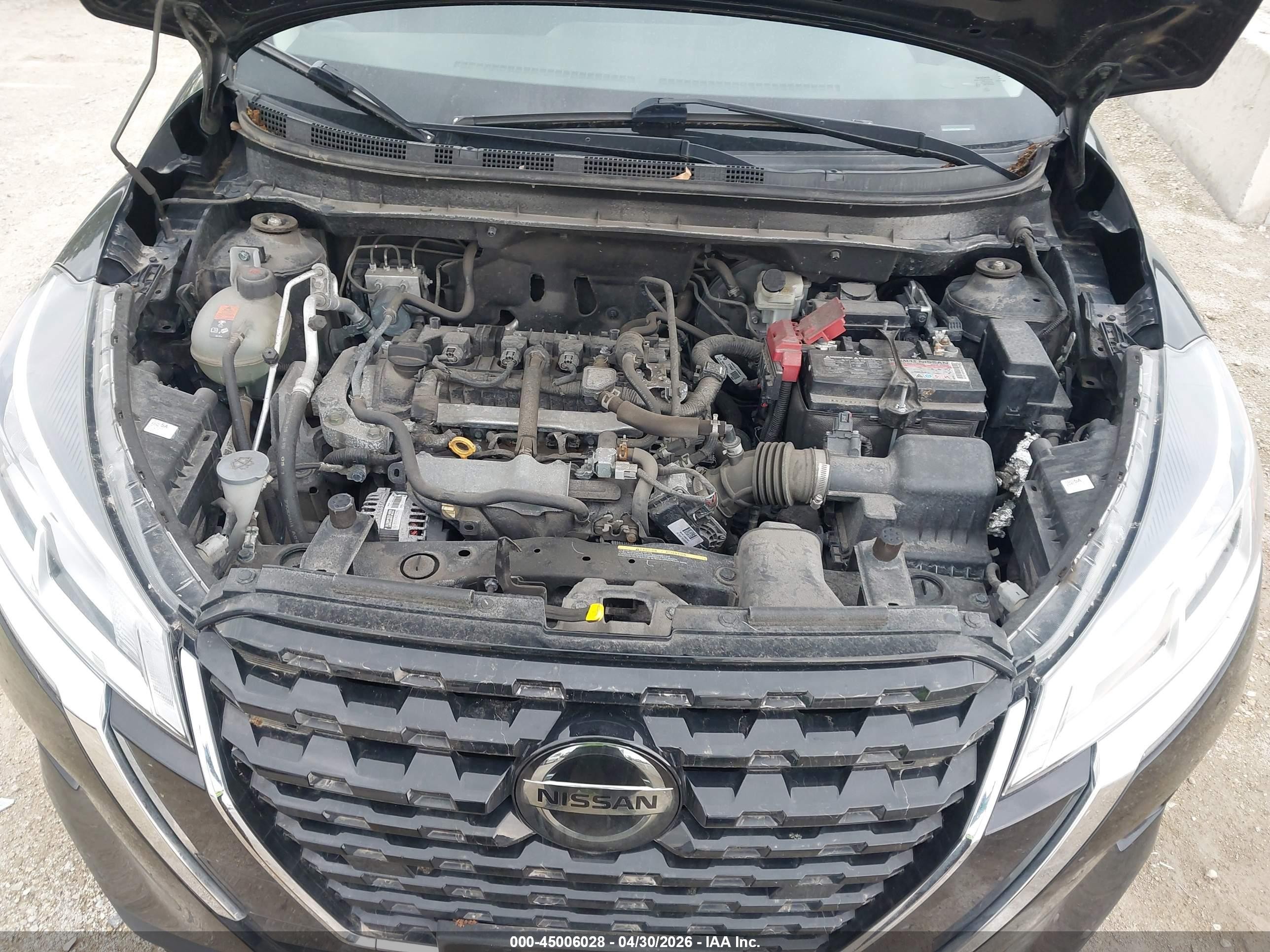 2021 Nissan Kicks S Xtronic Cvt Черный vin: 3N1CP5BV3ML509526