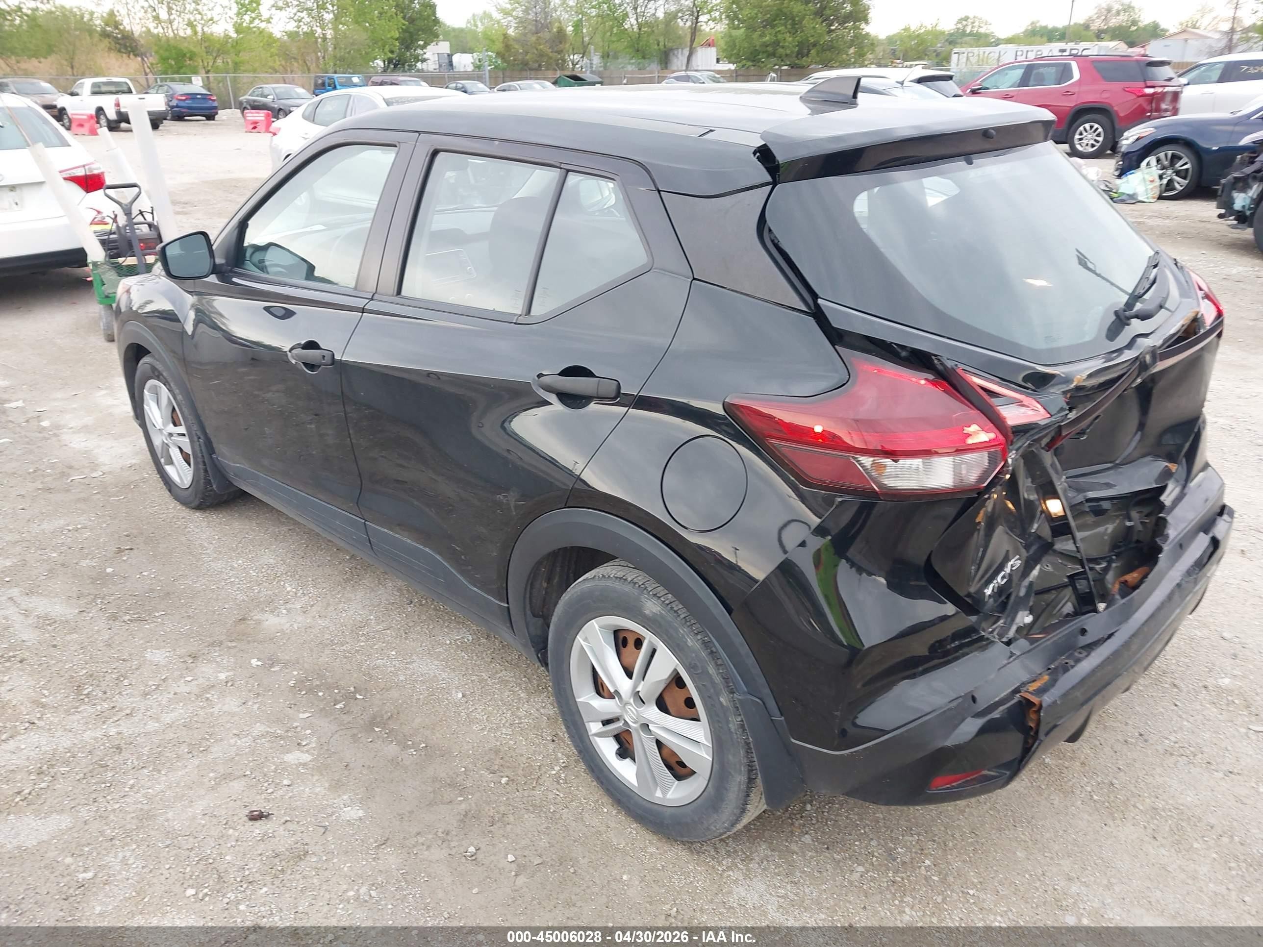 2021 Nissan Kicks S Xtronic Cvt Черный vin: 3N1CP5BV3ML509526