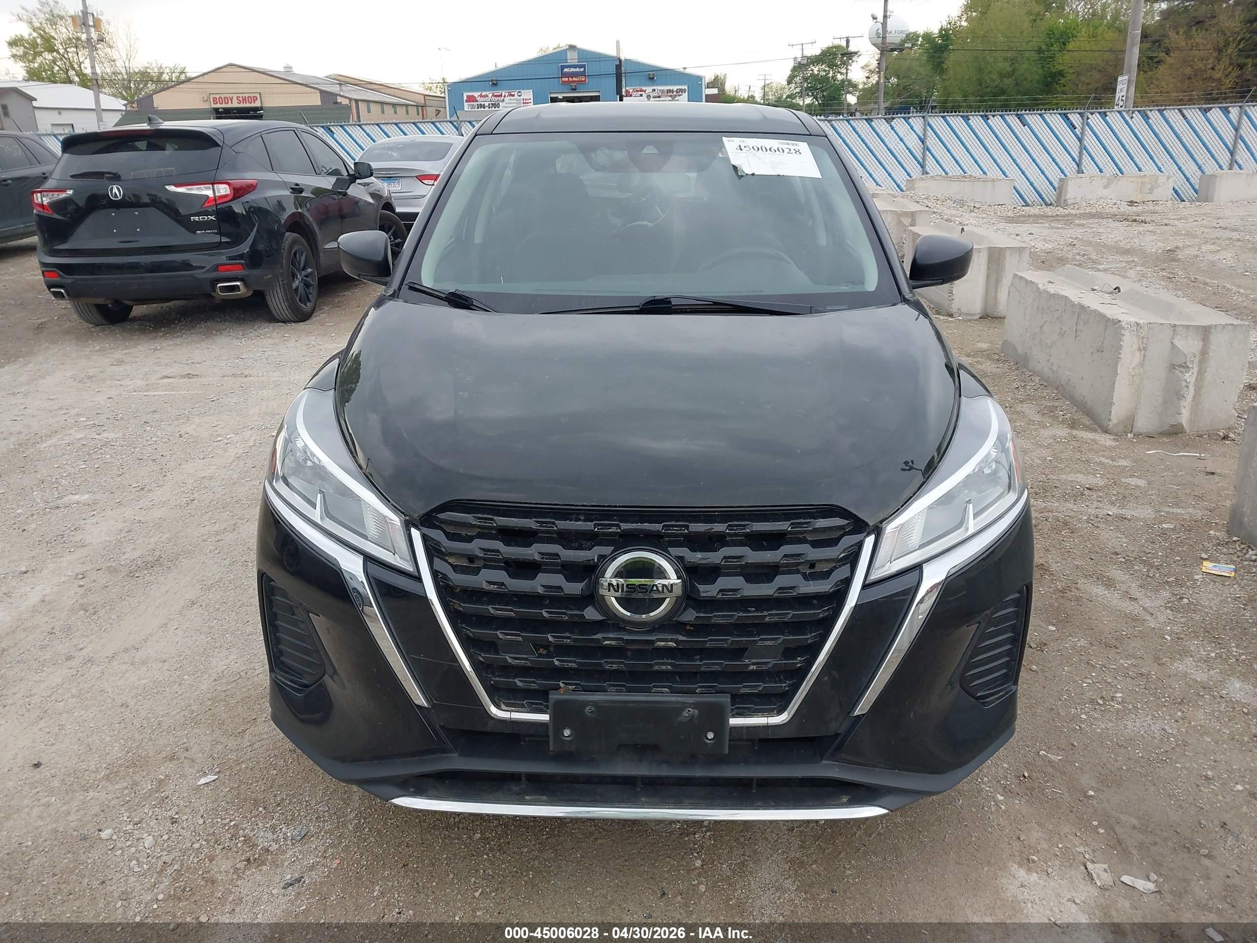 2021 Nissan Kicks S Xtronic Cvt Черный vin: 3N1CP5BV3ML509526