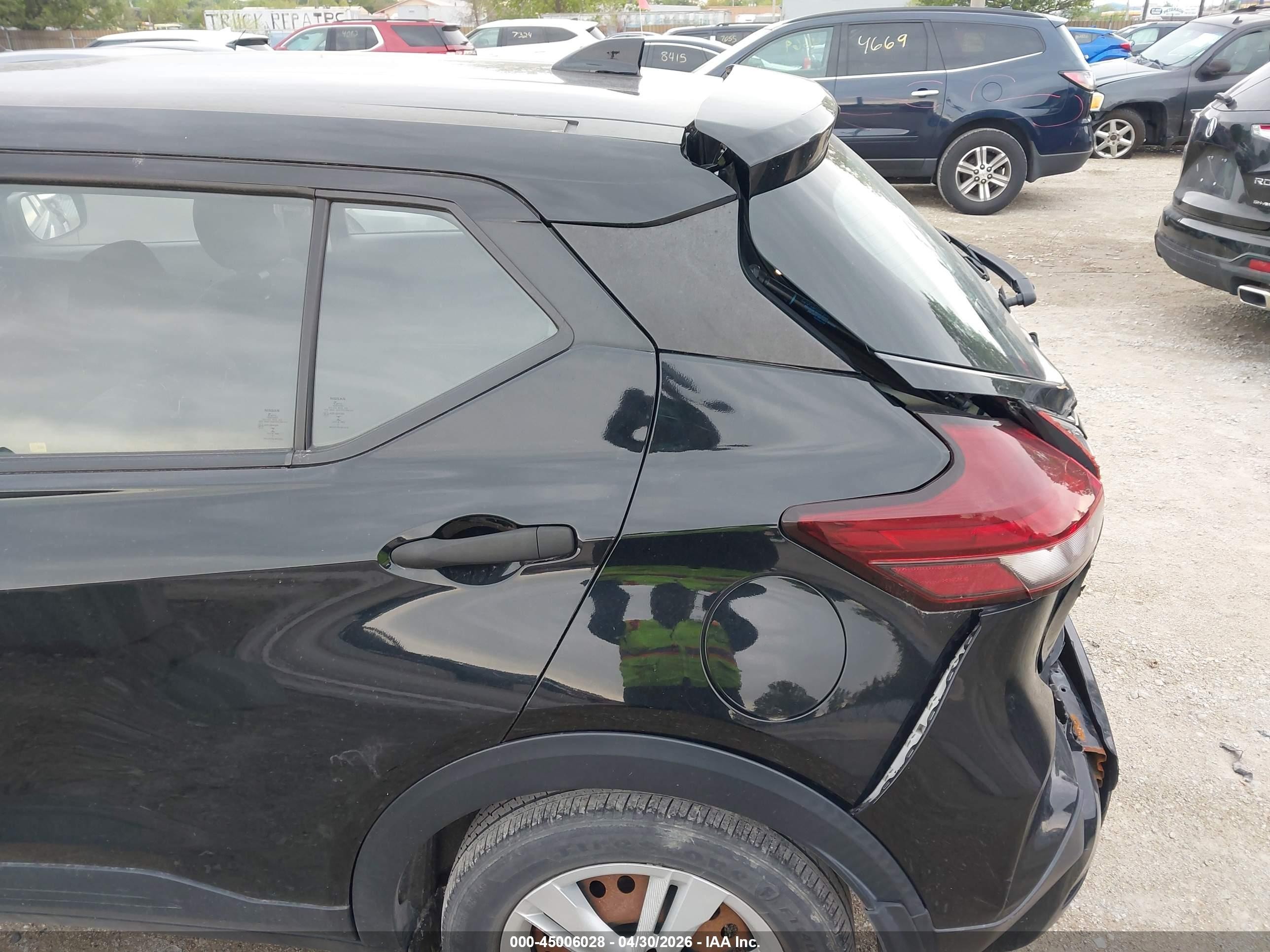 2021 Nissan Kicks S Xtronic Cvt Черный vin: 3N1CP5BV3ML509526