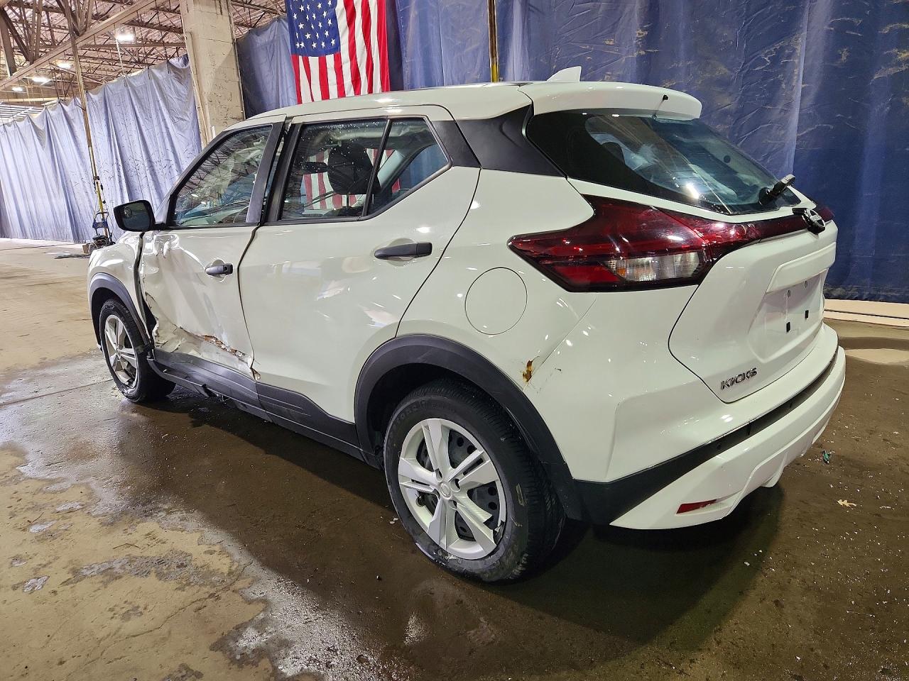 2023 Nissan Kicks S White vin: 3N1CP5BV3PL520420
