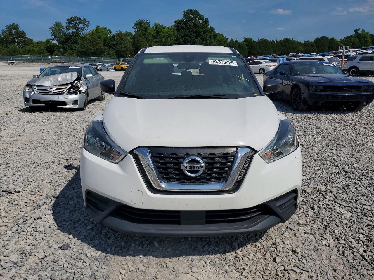 2020 Nissan Kicks S White vin: 3N1CP5BV4LL536474