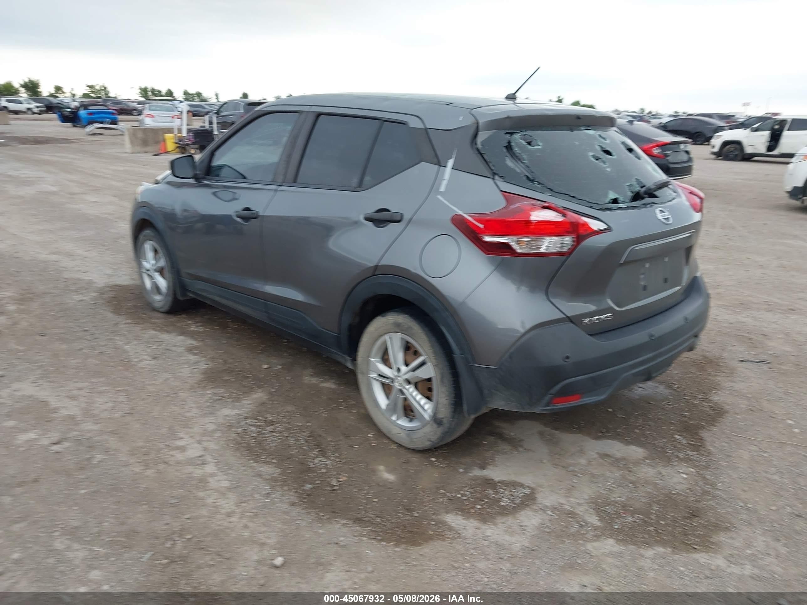 2020 Nissan Kicks S Xtronic Cvt Gray vin: 3N1CP5BV4LL552108