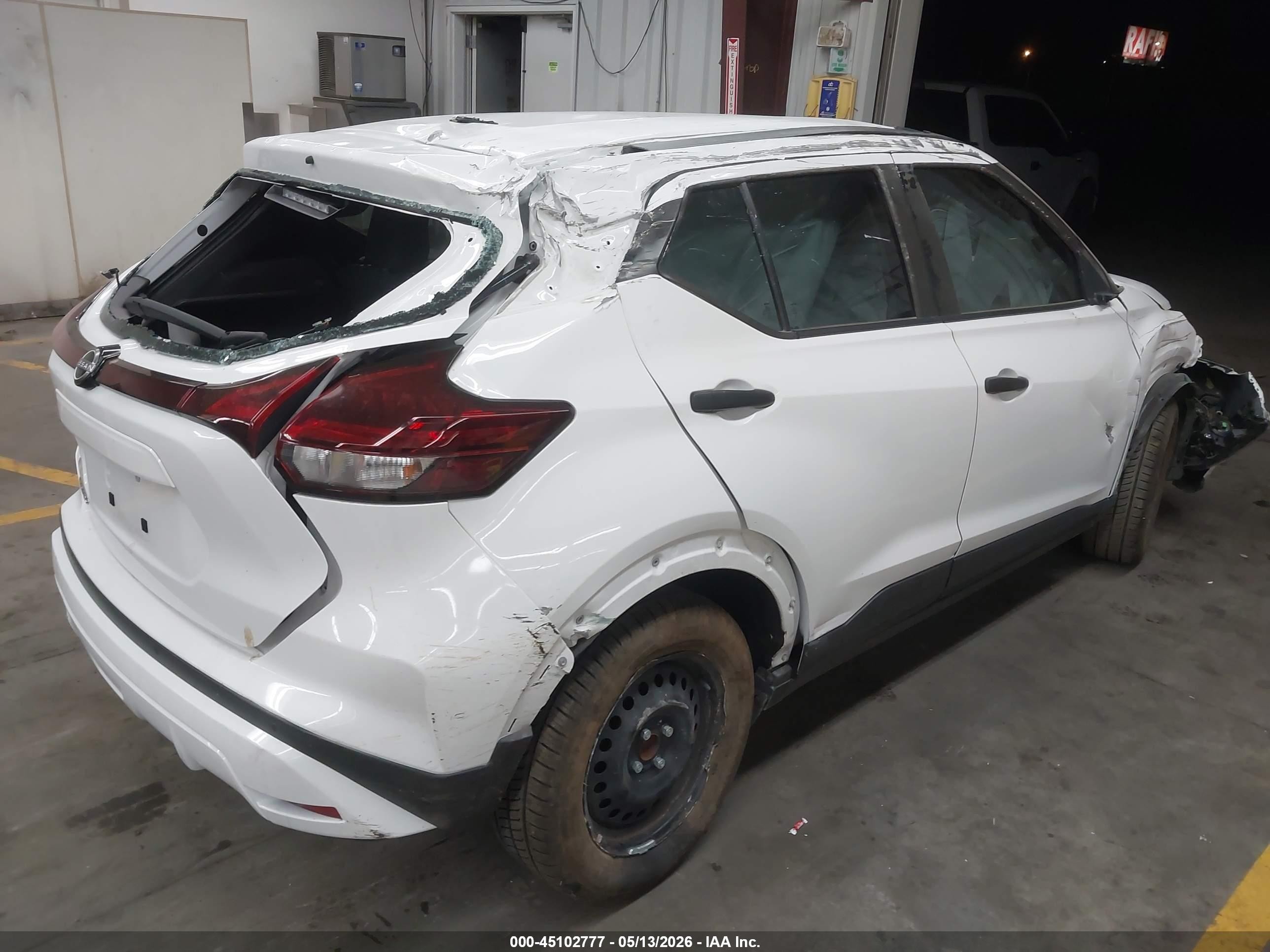2023 Nissan Kicks S Xtronic Cvt White vin: 3N1CP5BV4PL560263