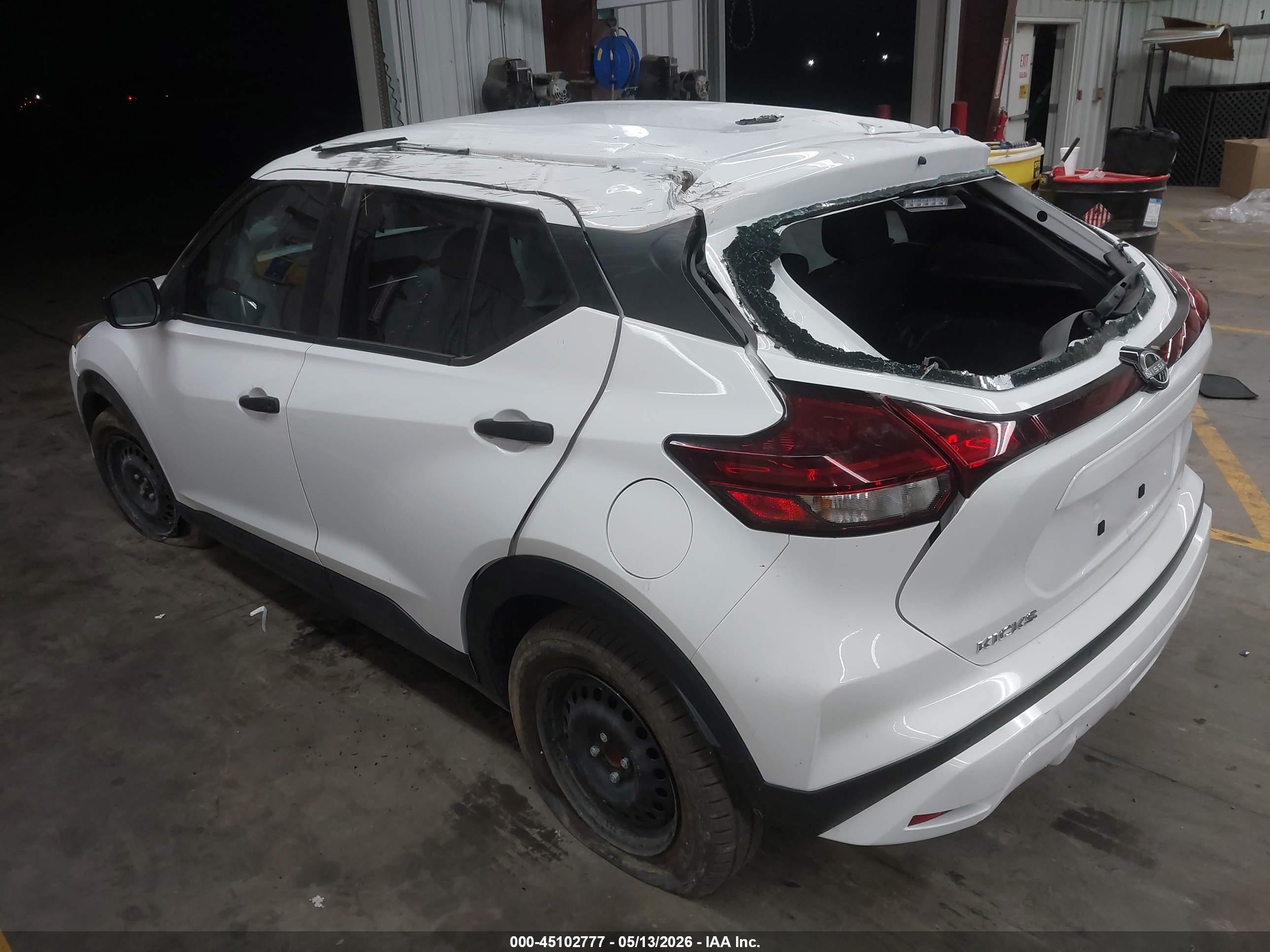 2023 Nissan Kicks S Xtronic Cvt White vin: 3N1CP5BV4PL560263