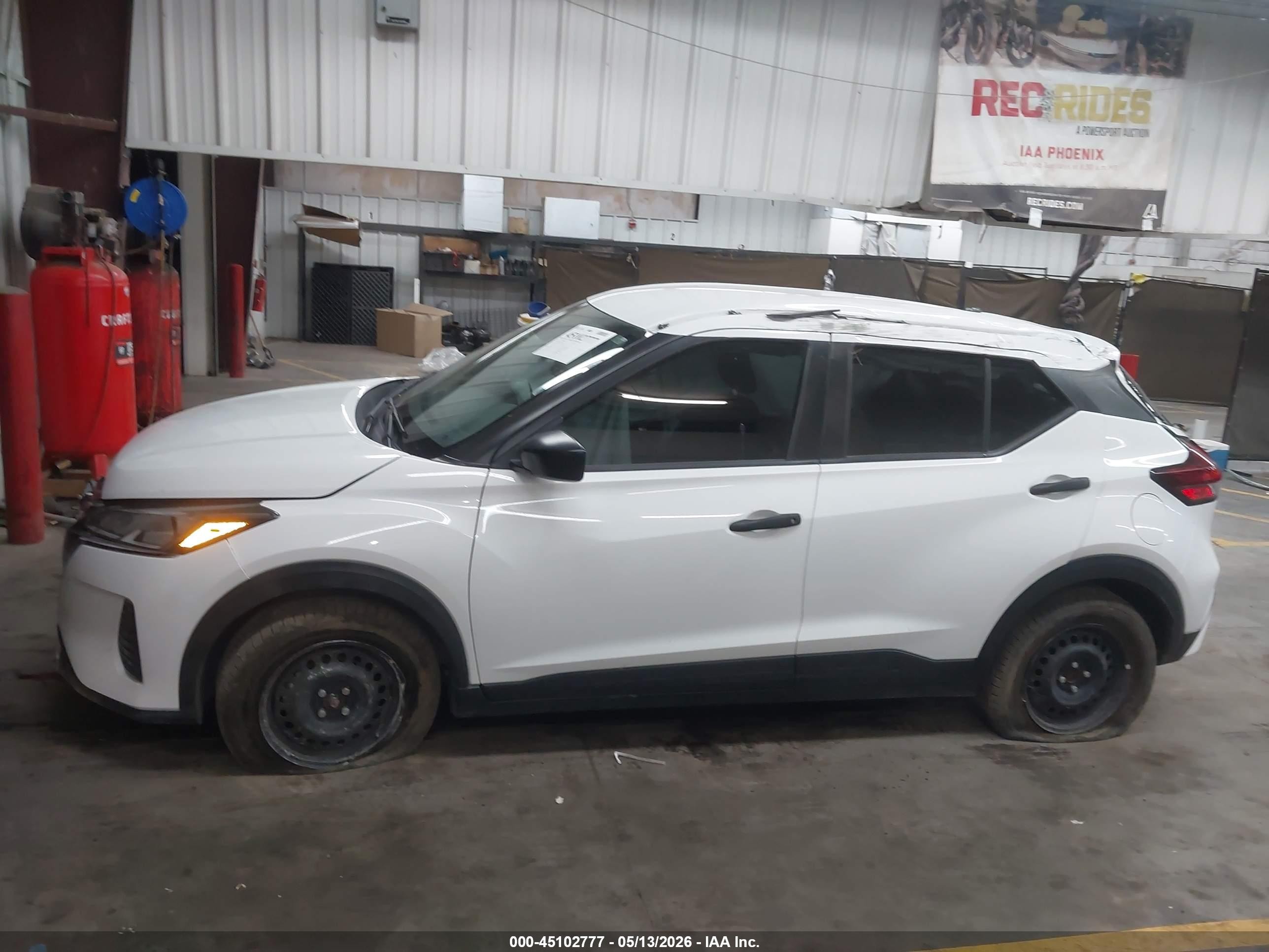 2023 Nissan Kicks S Xtronic Cvt White vin: 3N1CP5BV4PL560263