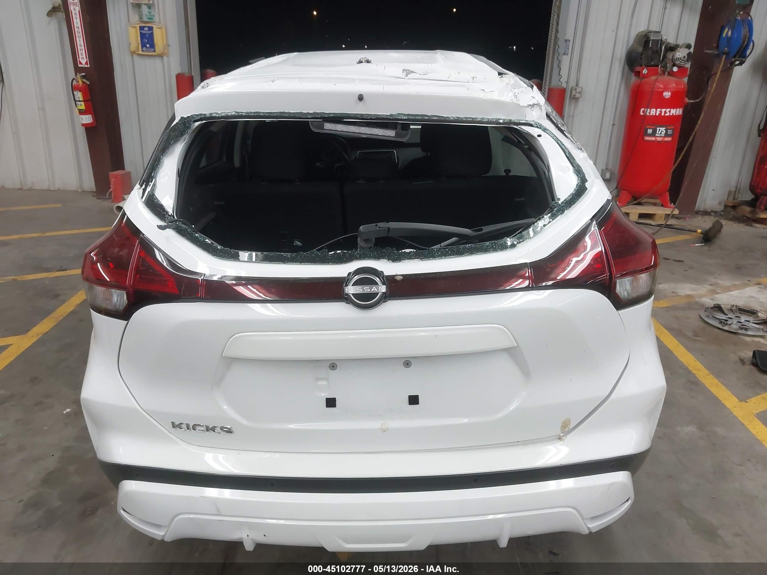 2023 Nissan Kicks S Xtronic Cvt White vin: 3N1CP5BV4PL560263