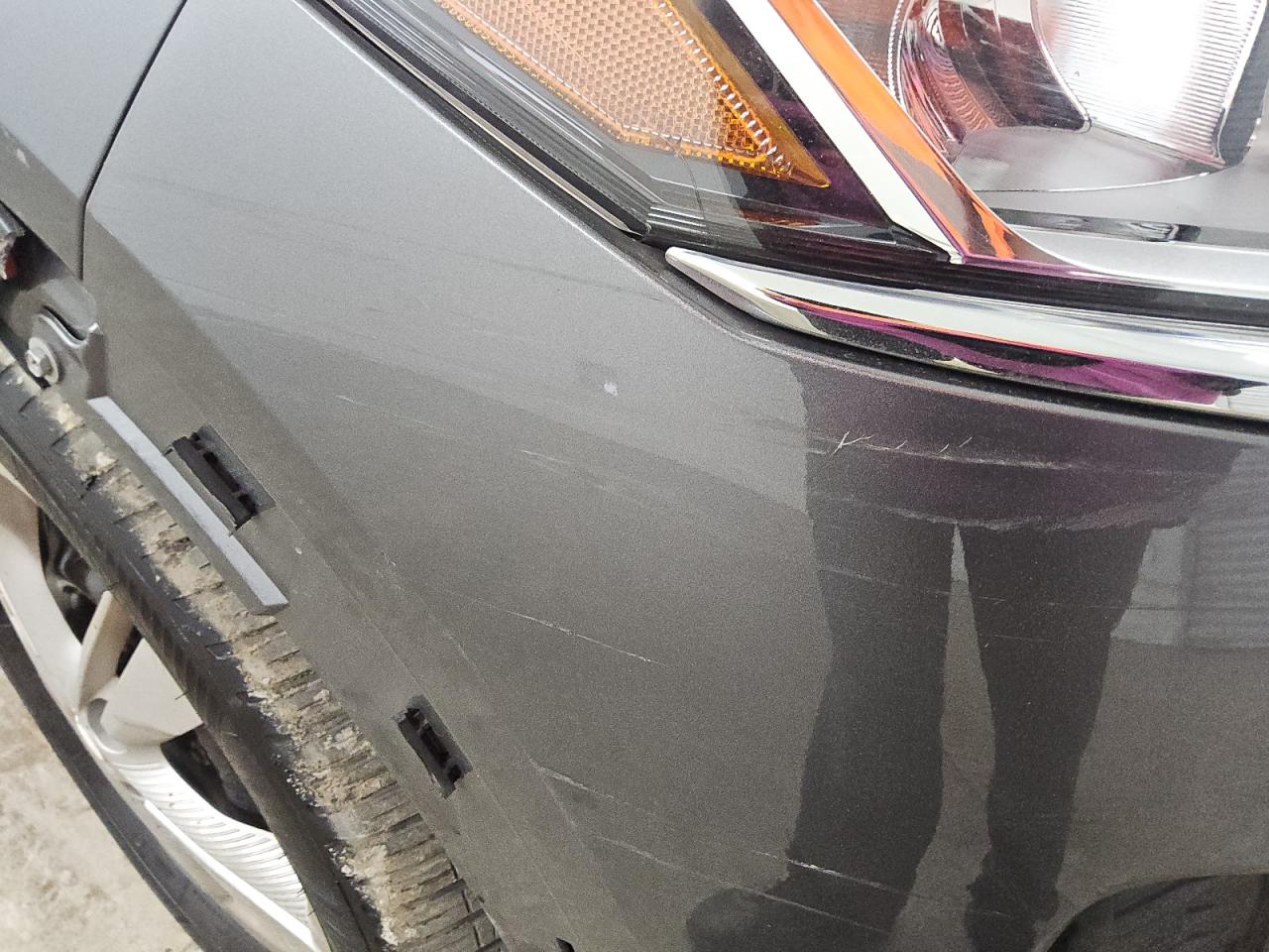 2023 Nissan Kicks S Gray vin: 3N1CP5BV4PL564054 Damage: Front Bumper, Heavy Scratch, > 12 Inches