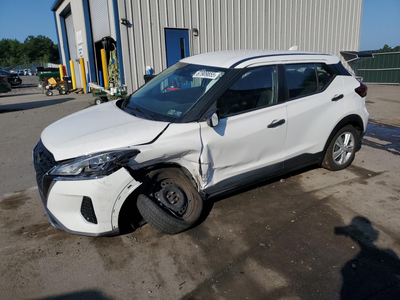 2021 Nissan Kicks S White vin: 3N1CP5BV5ML532676