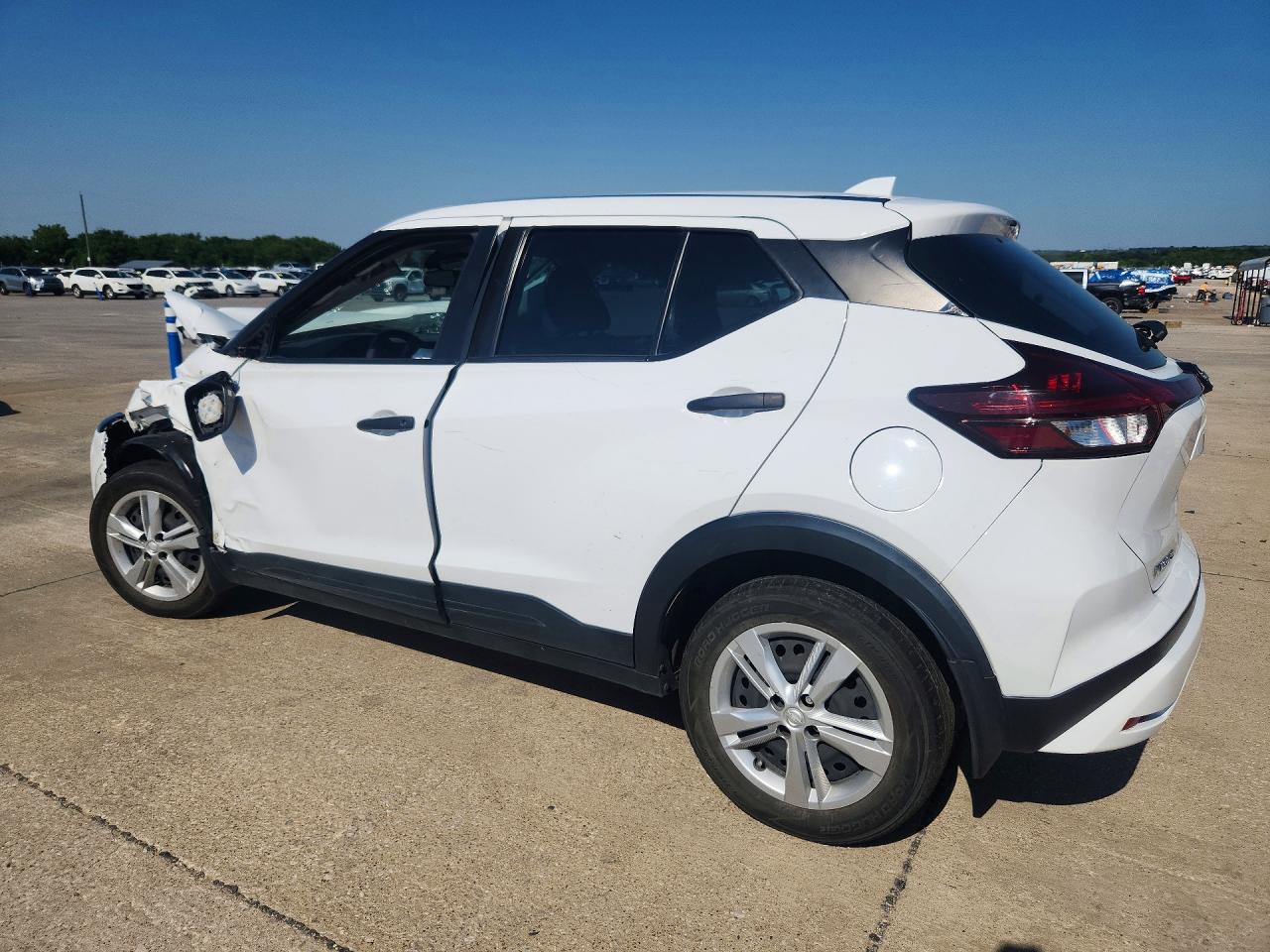 2023 Nissan Kicks S White vin: 3N1CP5BV5PL572485