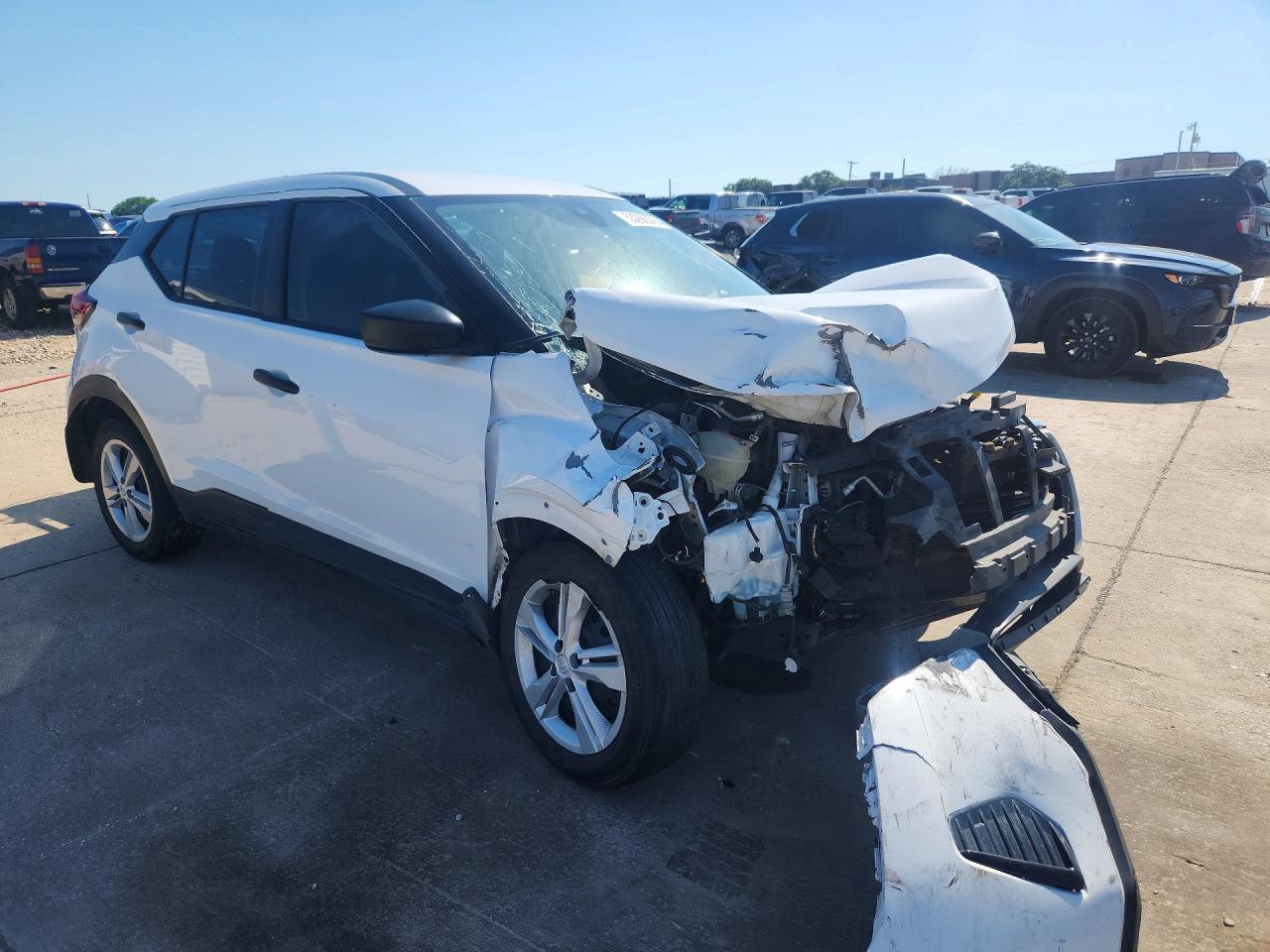 2023 Nissan Kicks S White vin: 3N1CP5BV5PL572485