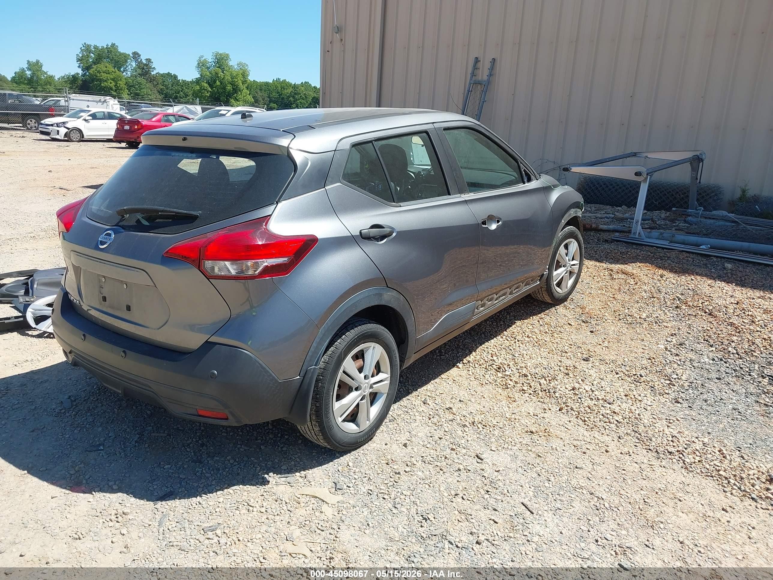 2020 Nissan Kicks S Xtronic Cvt Gray vin: 3N1CP5BV6LL534645
