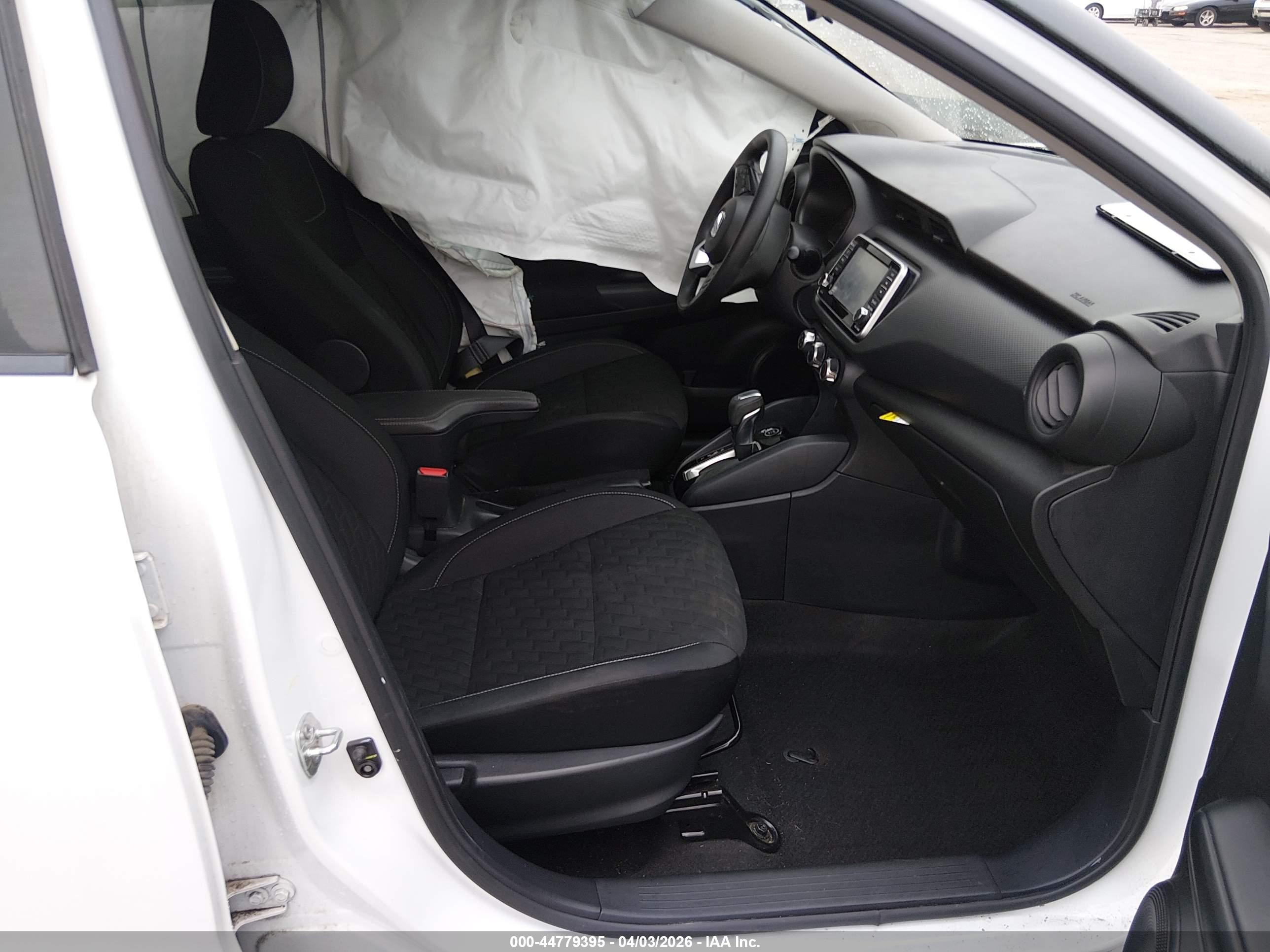 2021 Nissan Kicks S Xtronic Cvt White vin: 3N1CP5BV6ML564536
