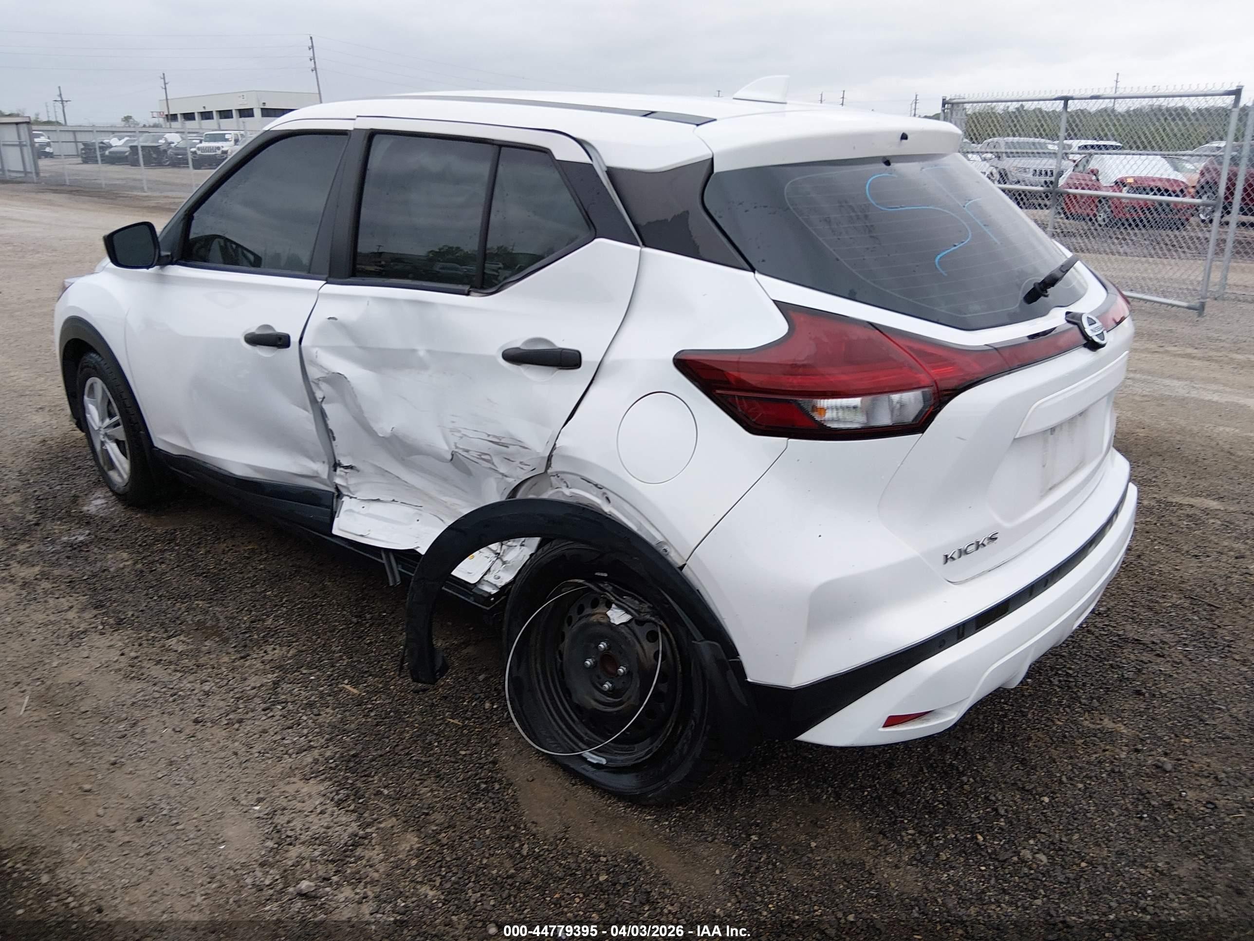 2021 Nissan Kicks S Xtronic Cvt White vin: 3N1CP5BV6ML564536