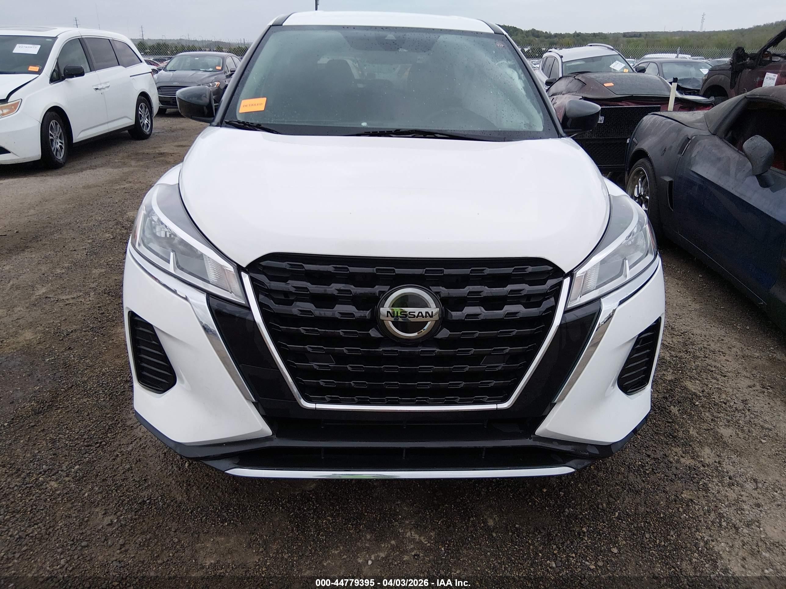 2021 Nissan Kicks S Xtronic Cvt White vin: 3N1CP5BV6ML564536