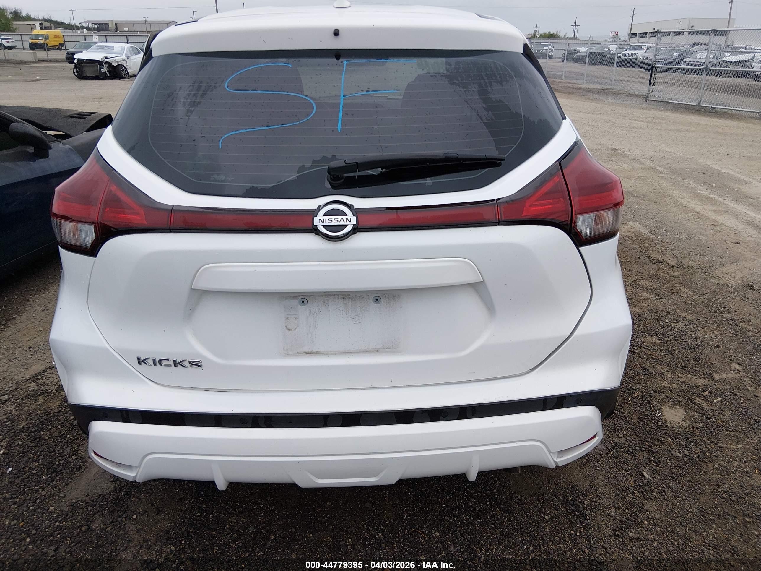 2021 Nissan Kicks S Xtronic Cvt White vin: 3N1CP5BV6ML564536