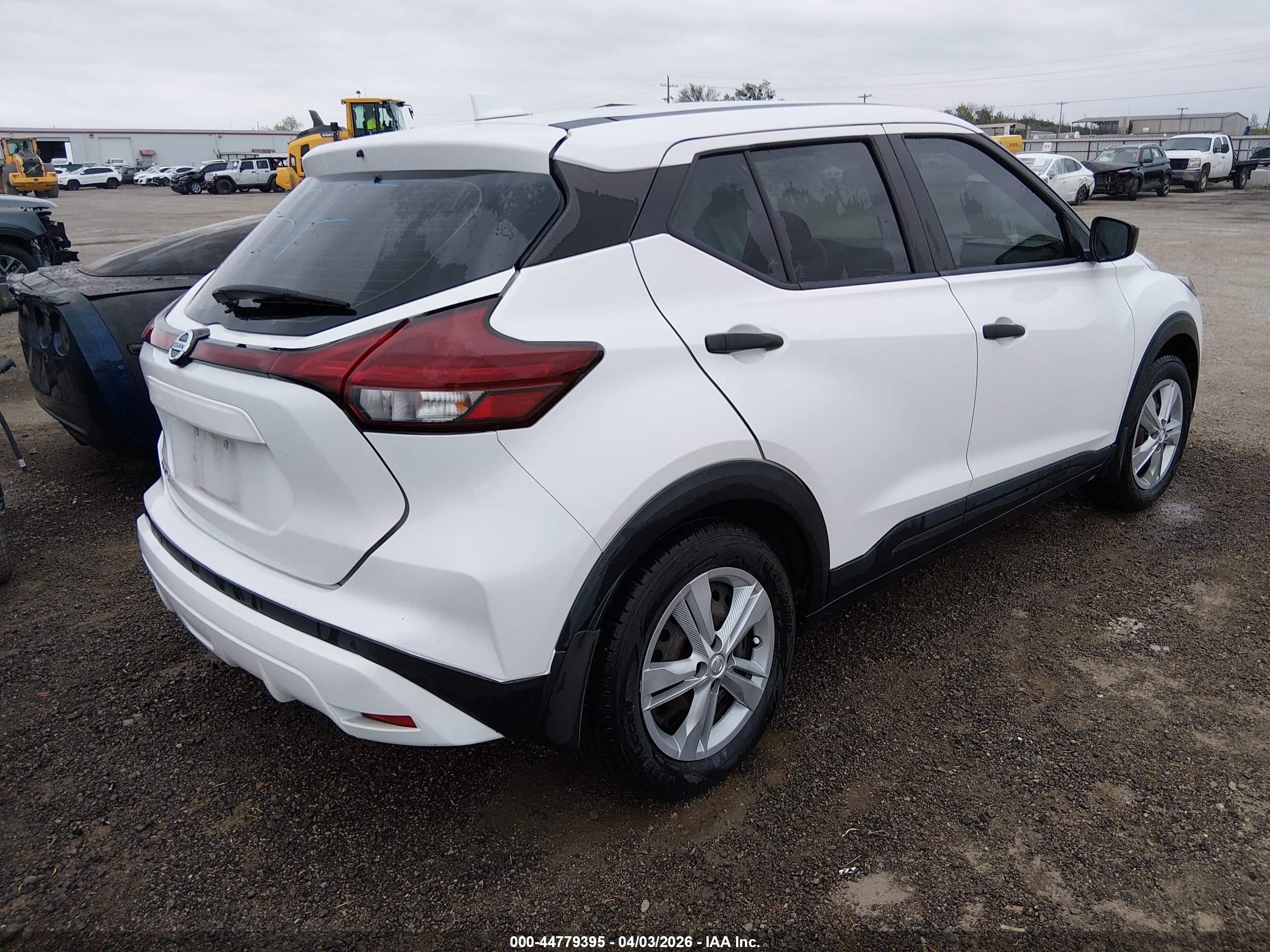 2021 Nissan Kicks S Xtronic Cvt White vin: 3N1CP5BV6ML564536