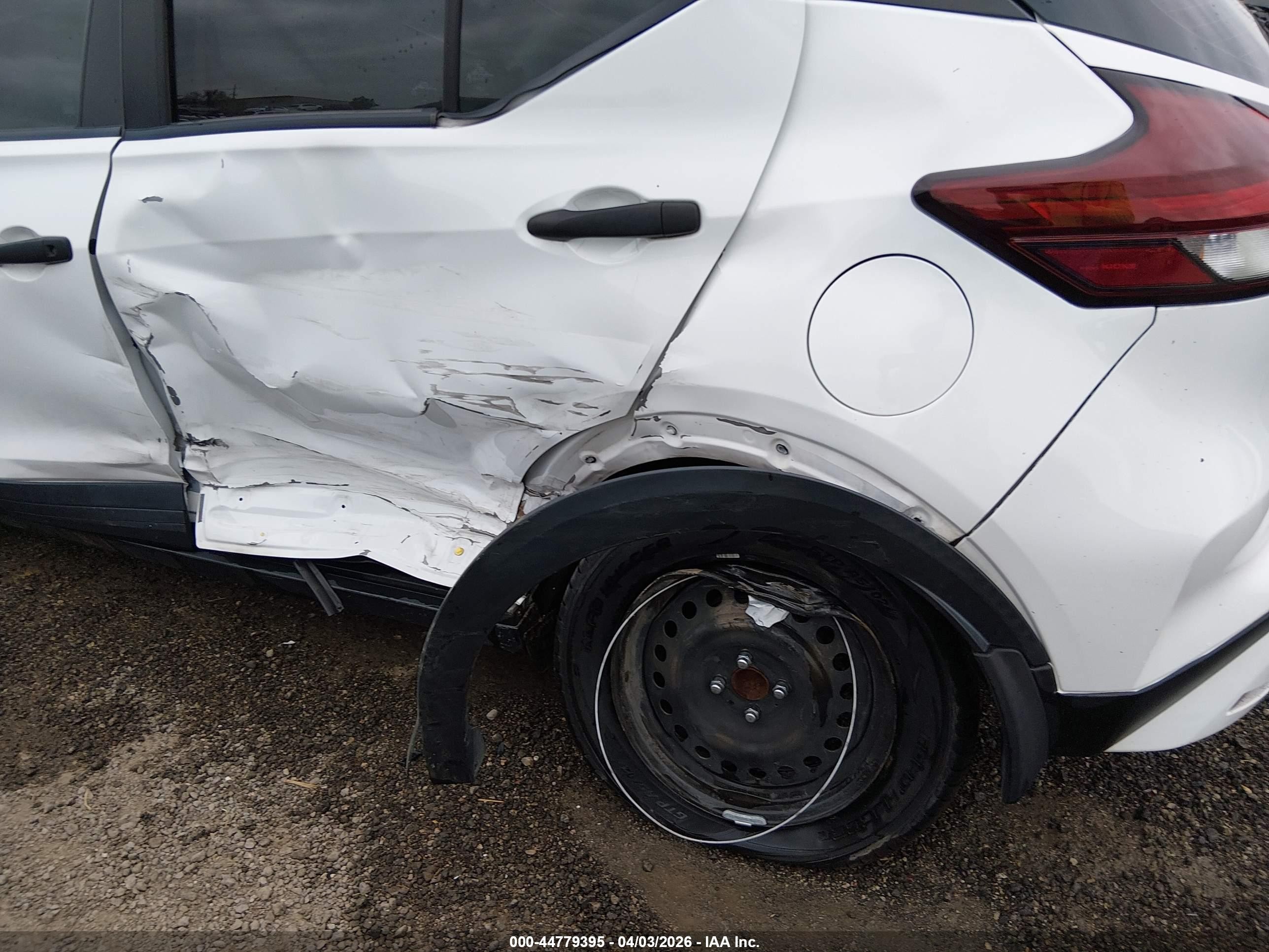 2021 Nissan Kicks S Xtronic Cvt White vin: 3N1CP5BV6ML564536