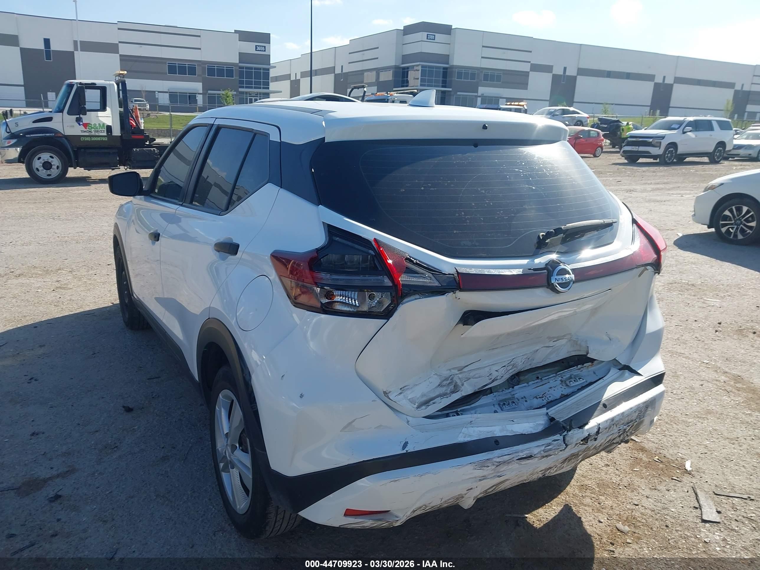 2021 Nissan Kicks S Xtronic Cvt White vin: 3N1CP5BV7ML511411