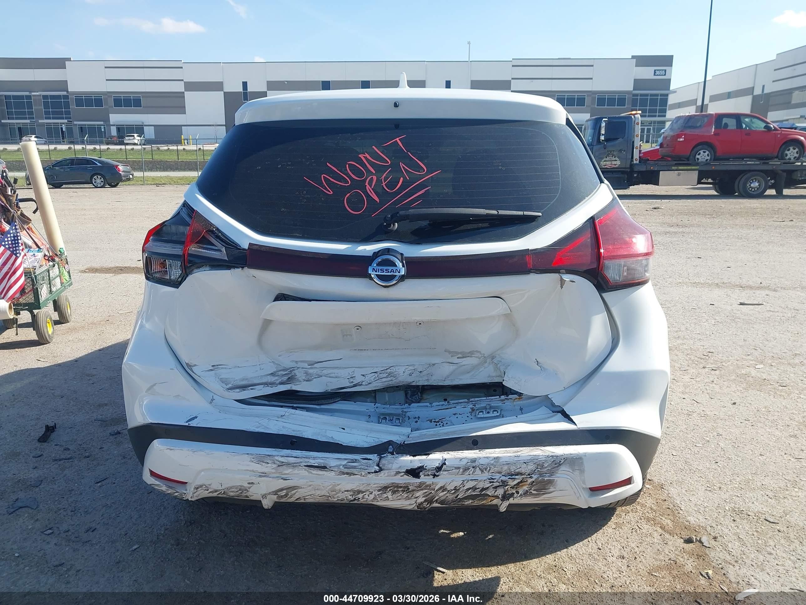 2021 Nissan Kicks S Xtronic Cvt White vin: 3N1CP5BV7ML511411
