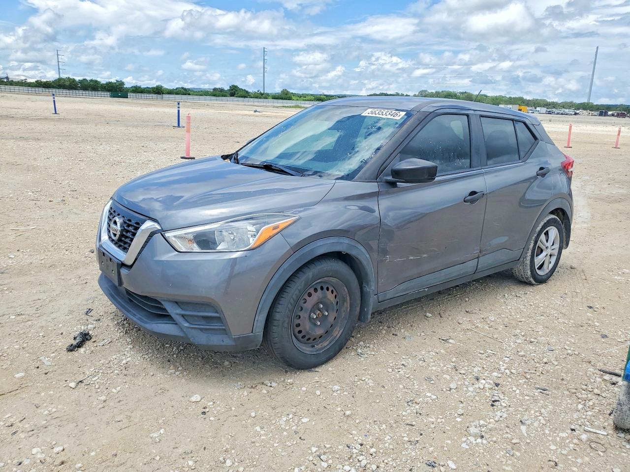 2020 Nissan Kicks S Gray vin: 3N1CP5BV8LL485710