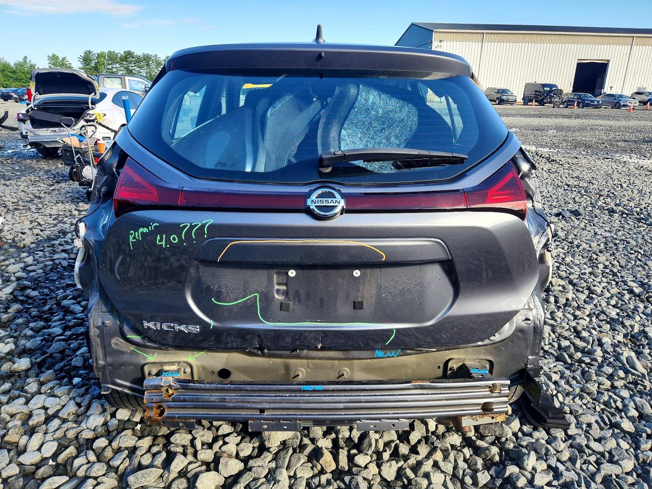 2021 Nissan Kicks S Gray vin: 3N1CP5BV8ML539931