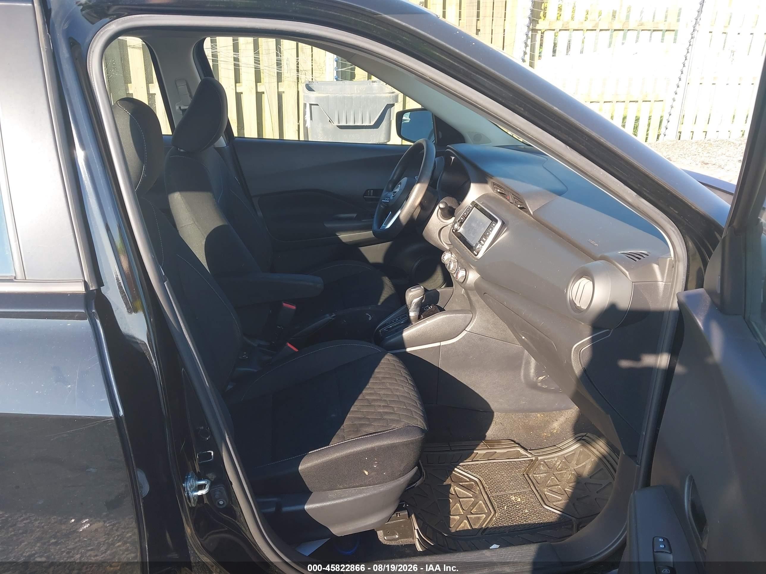 2022 Nissan Kicks S Xtronic Cvt Black vin: 3N1CP5BV8NL503528